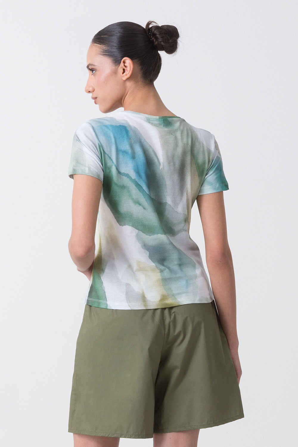 dimensione-danza-city-t-shirt-donna-slim-fit-con-stampa-all-over-marmorizzata image 3