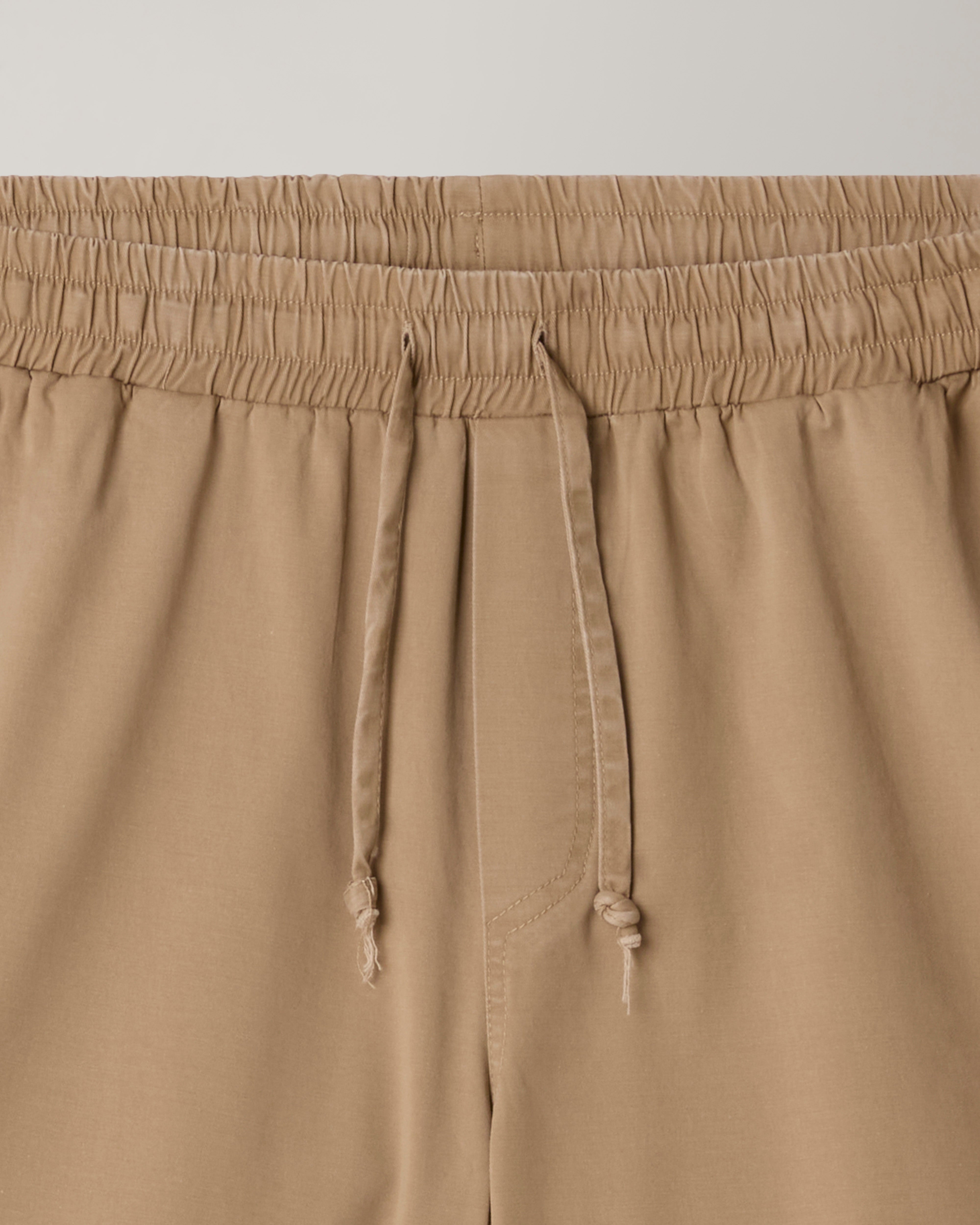 australian-doric-twill-short-caramello-in-cotone image 5