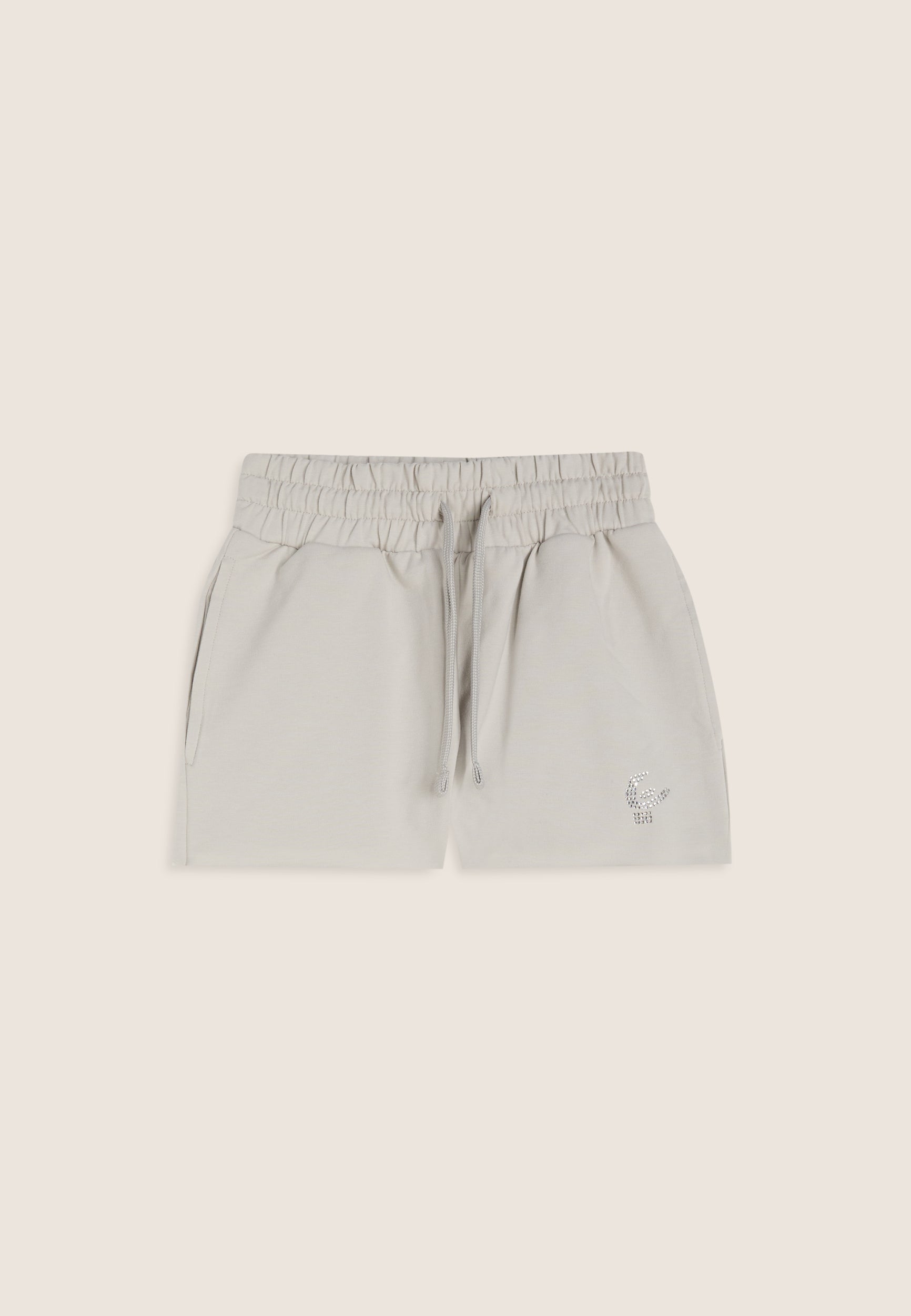 freddy-shorts-bambina-in-cotone-elasticizzato-con-logo-in-strass image 1