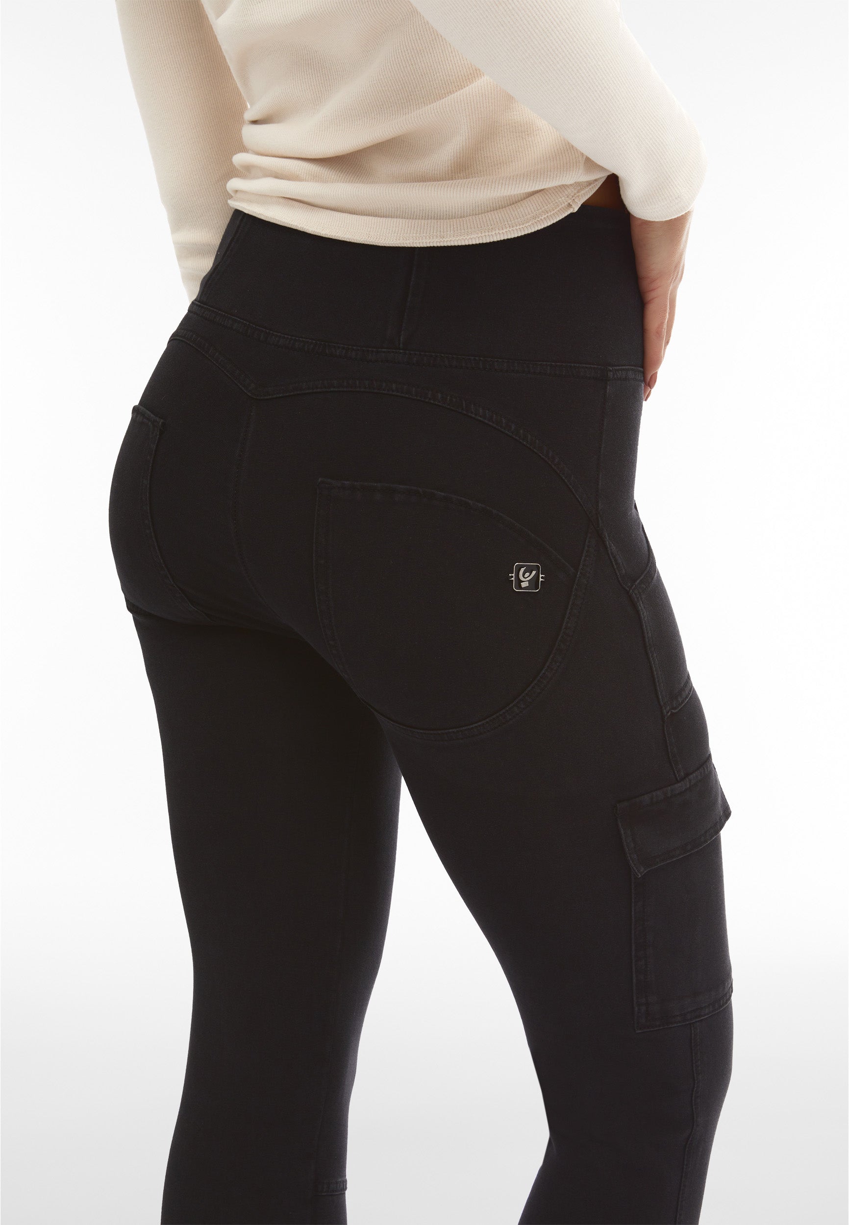 freddy-wr-up-jeggings-donna-cargo-push-up-vita-alta-7-8 image 5