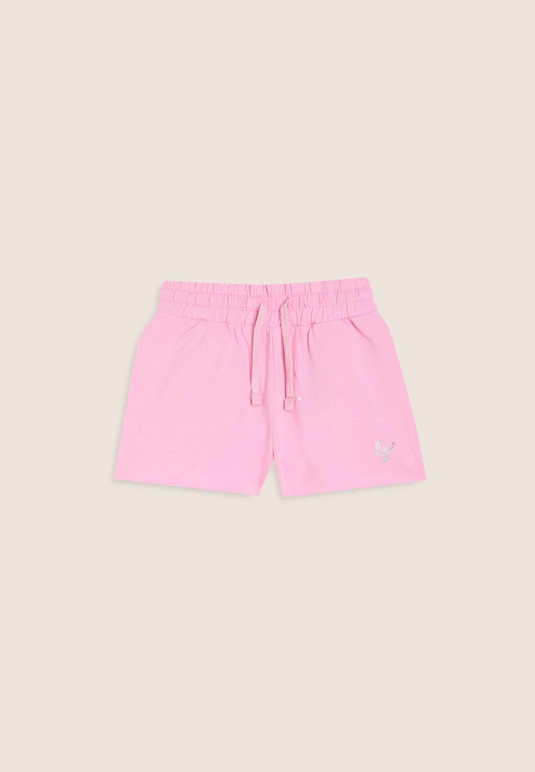 freddy-shorts-bambina-in-cotone-elasticizzato-con-logo-in-strass image 4