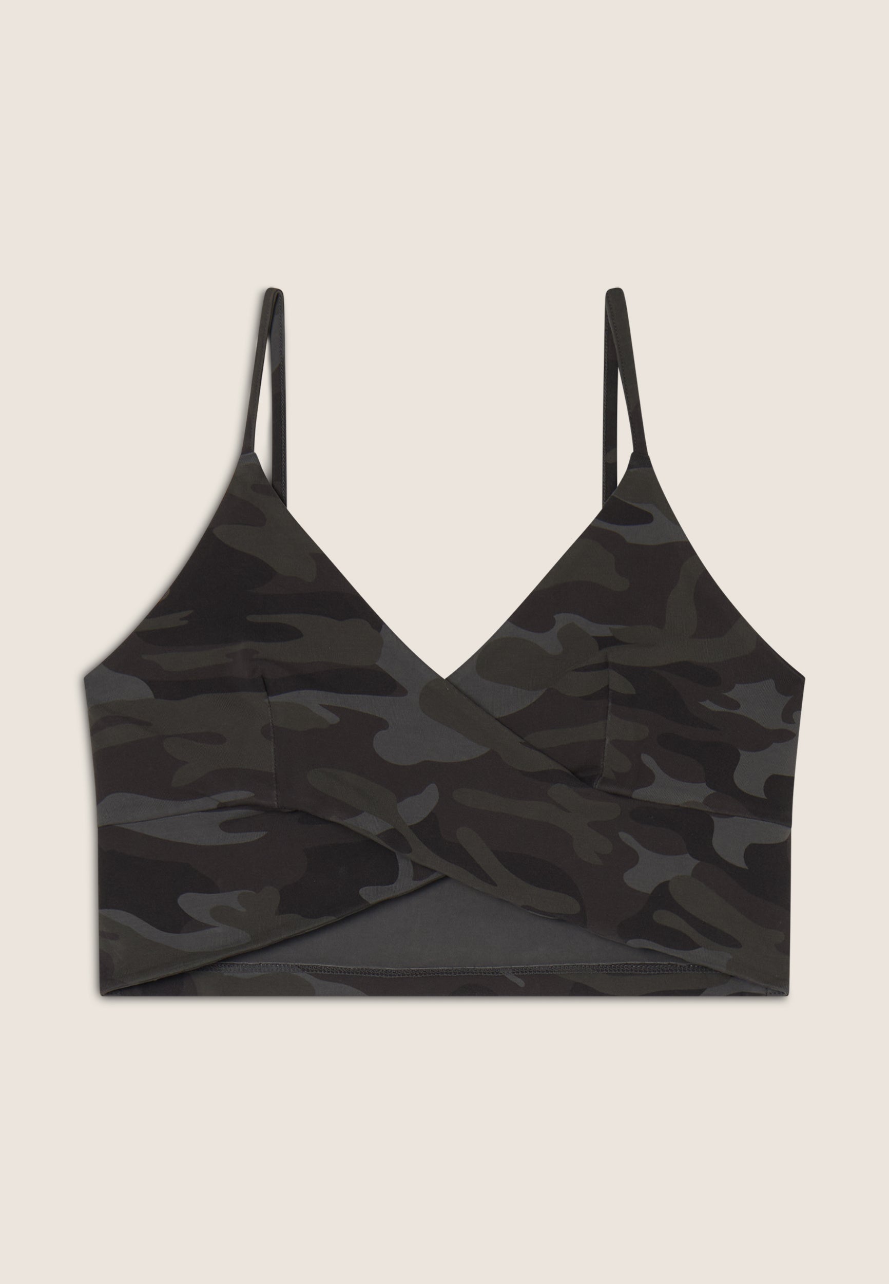 freddy-top-cropped-donna-camo-ice-wash-in-cotone-organico-con-incroci-frontali image 5