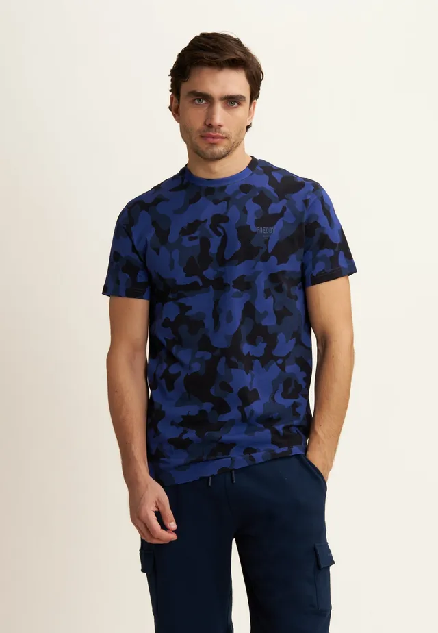 freddy-t-shirt-fantasia-camouflage-all-over-in-cotone image 1