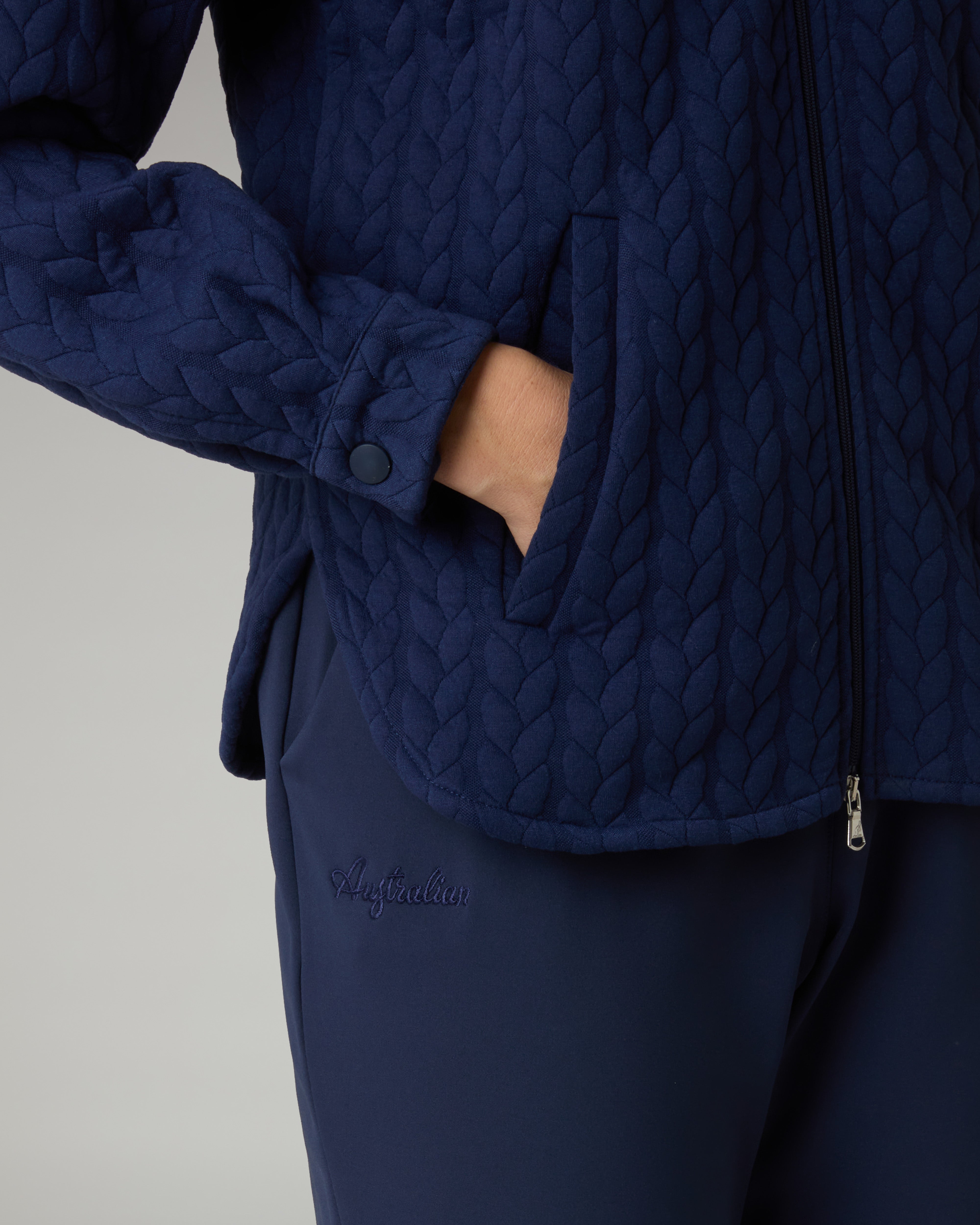 australian-winterly-tracksuit-tuta-uomo-blu-inchiostro-braid-silky-touch image 5