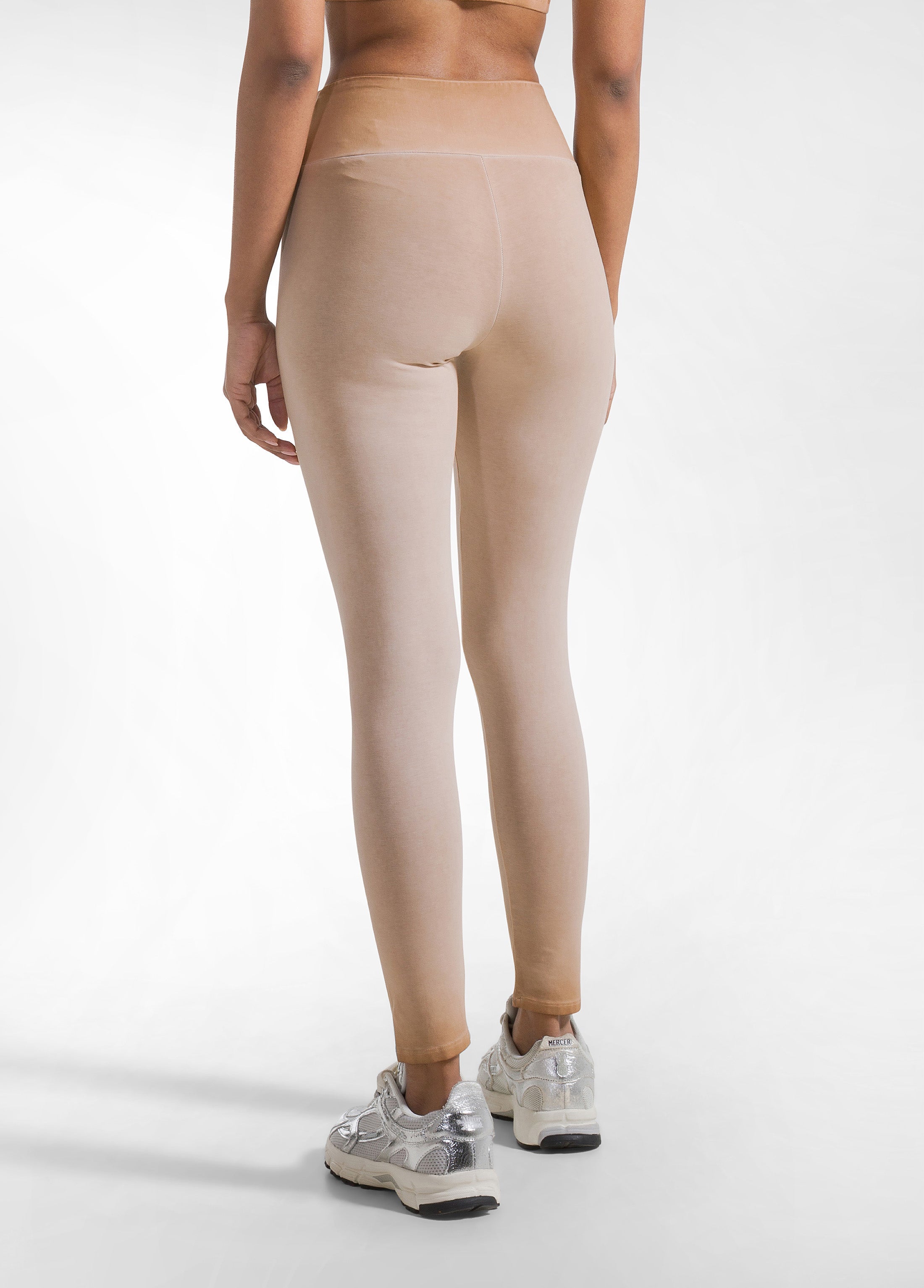 deha-leggings-a-vita-alta-effetto-sfumato-marrone image 3