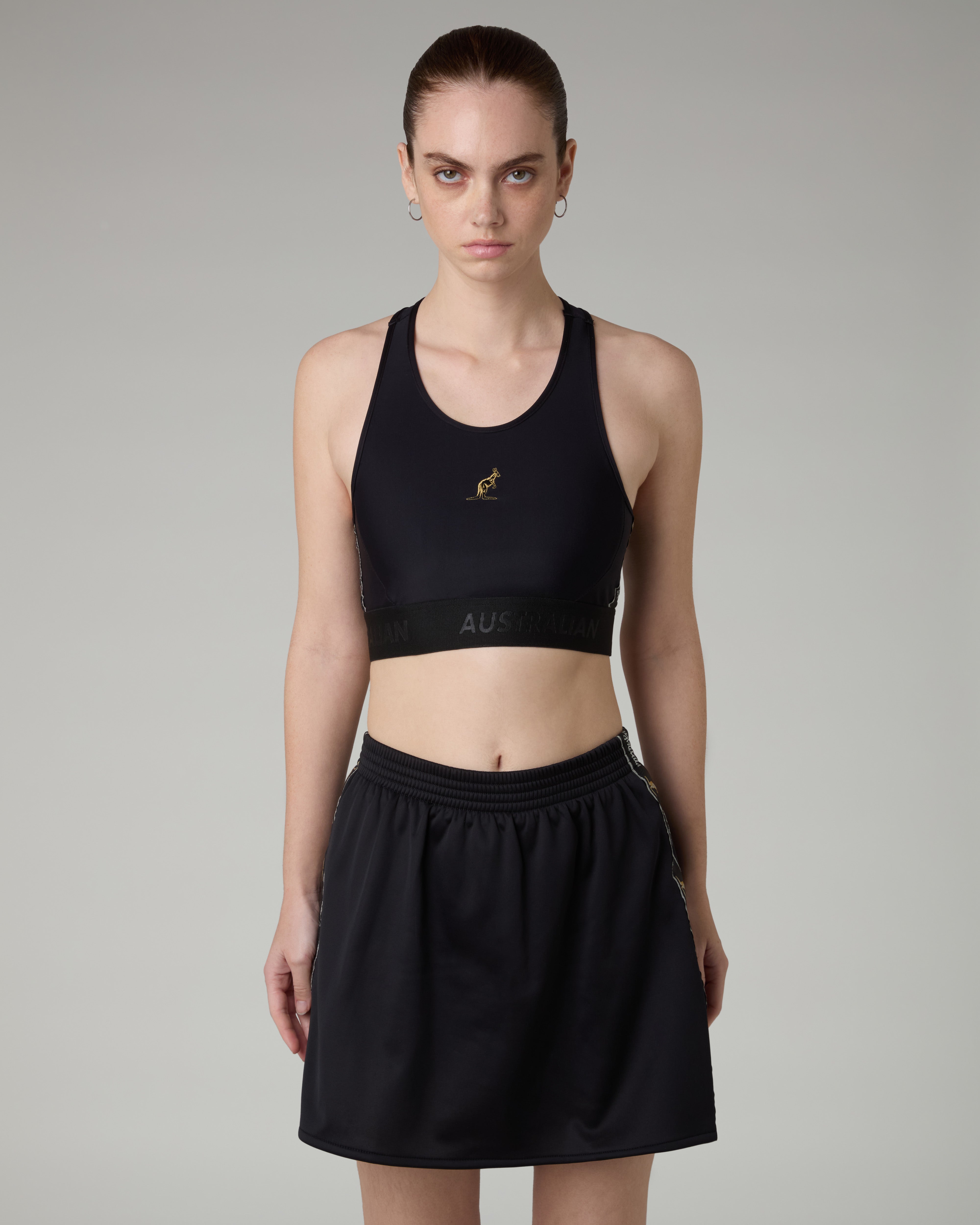 australian-black-tape-top-top-donna-elasticizzato-nero-made-in-italy image 2
