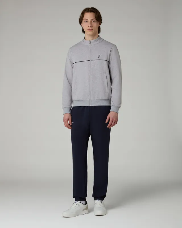 australian-essential-line-tuta-in-felpa-elasticizzata-grigio-melange image 1