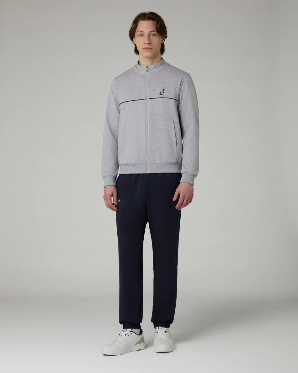 australian-essential-line-tuta-in-felpa-elasticizzata-grigio-melange image 1
