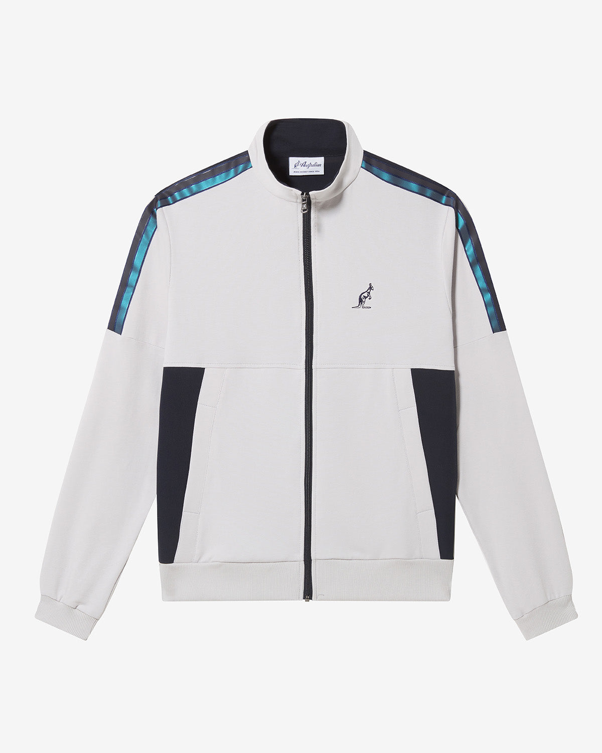 australian-tape-stripe-track-jacket-giacca-felpa-uomo-cenere image 6