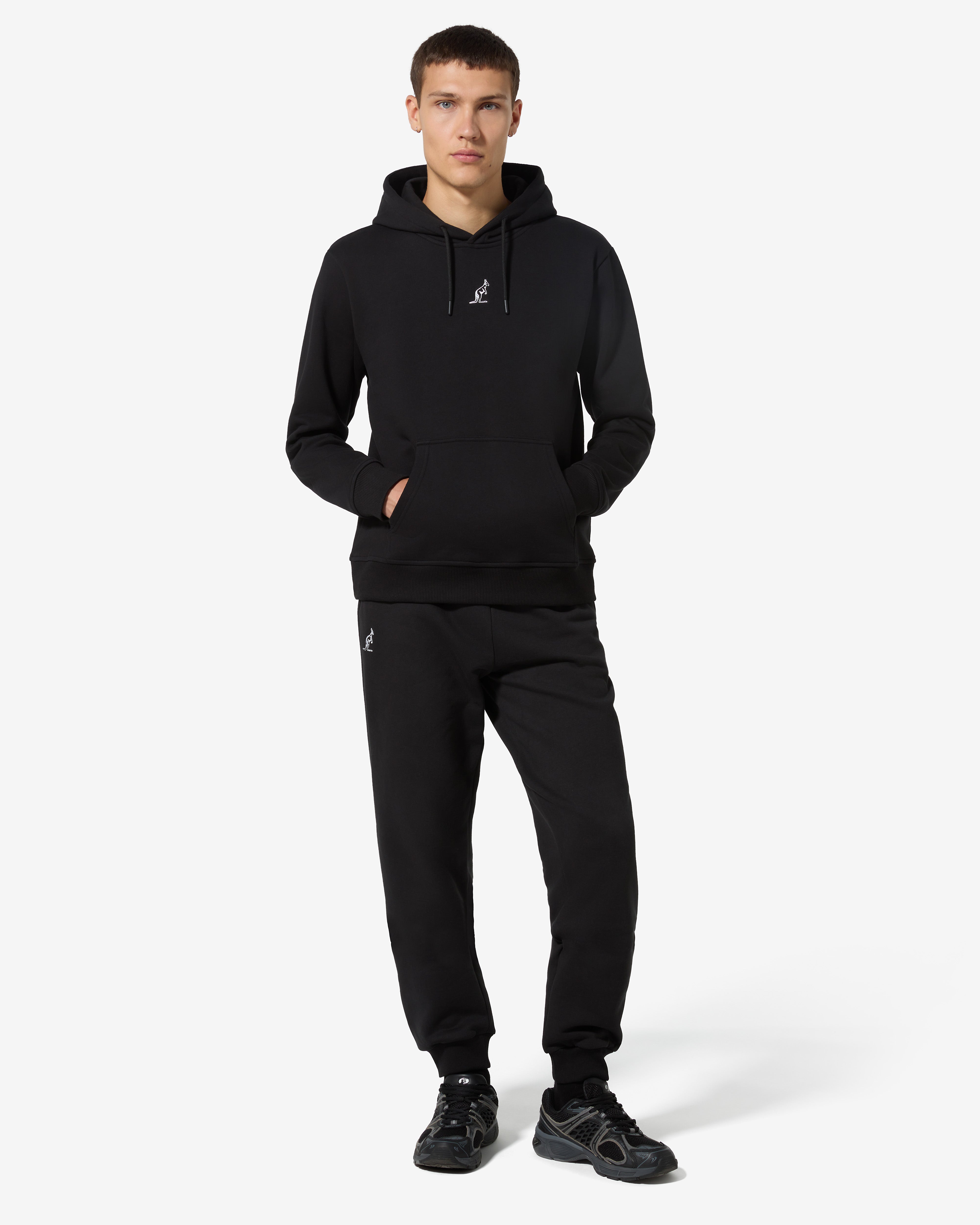 australian-opal-hoodie-felpa-cotone-cappuccio-nera image 2