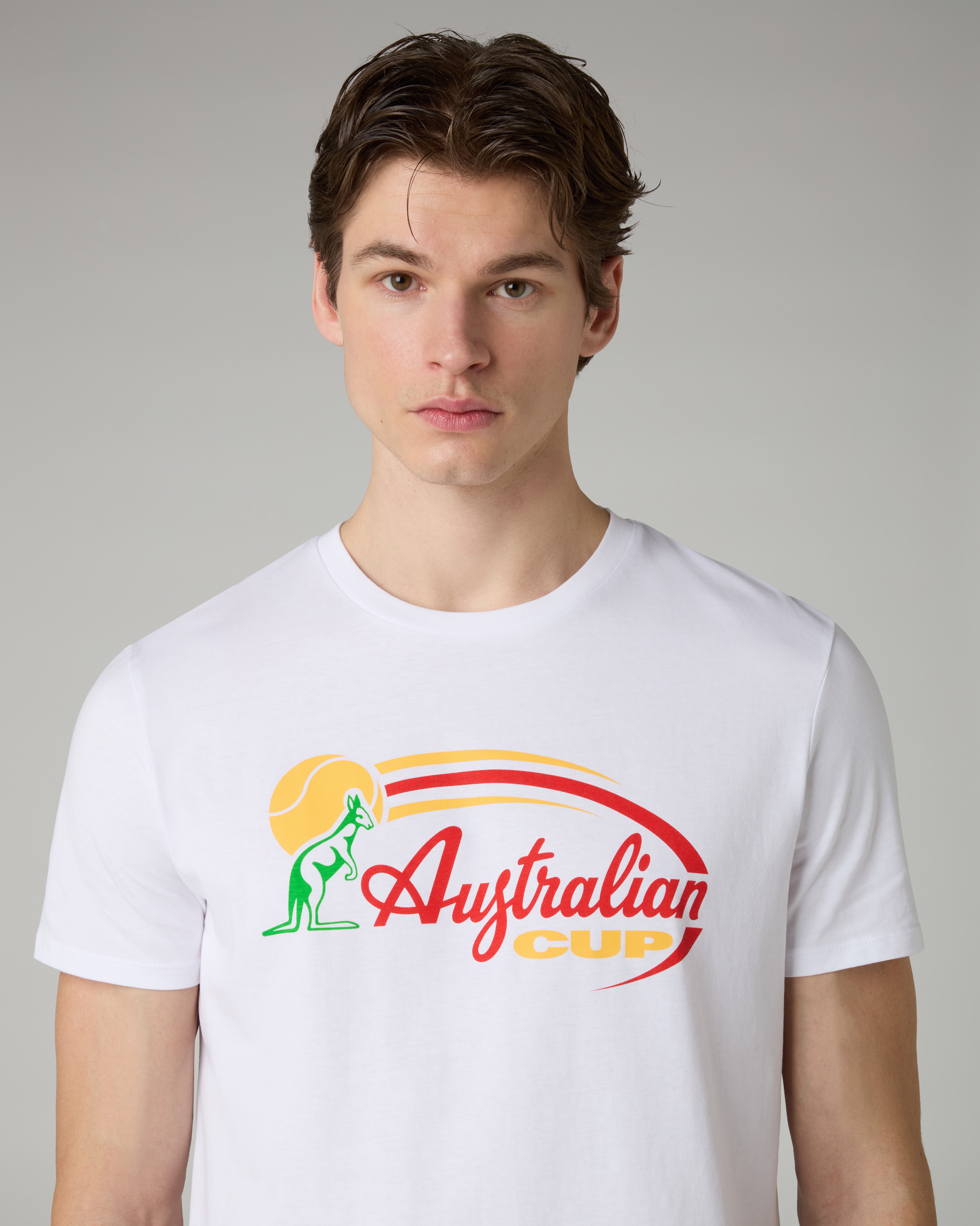 australian-cup-t-shirt-bianca-maglietta-cotone-regular image 4
