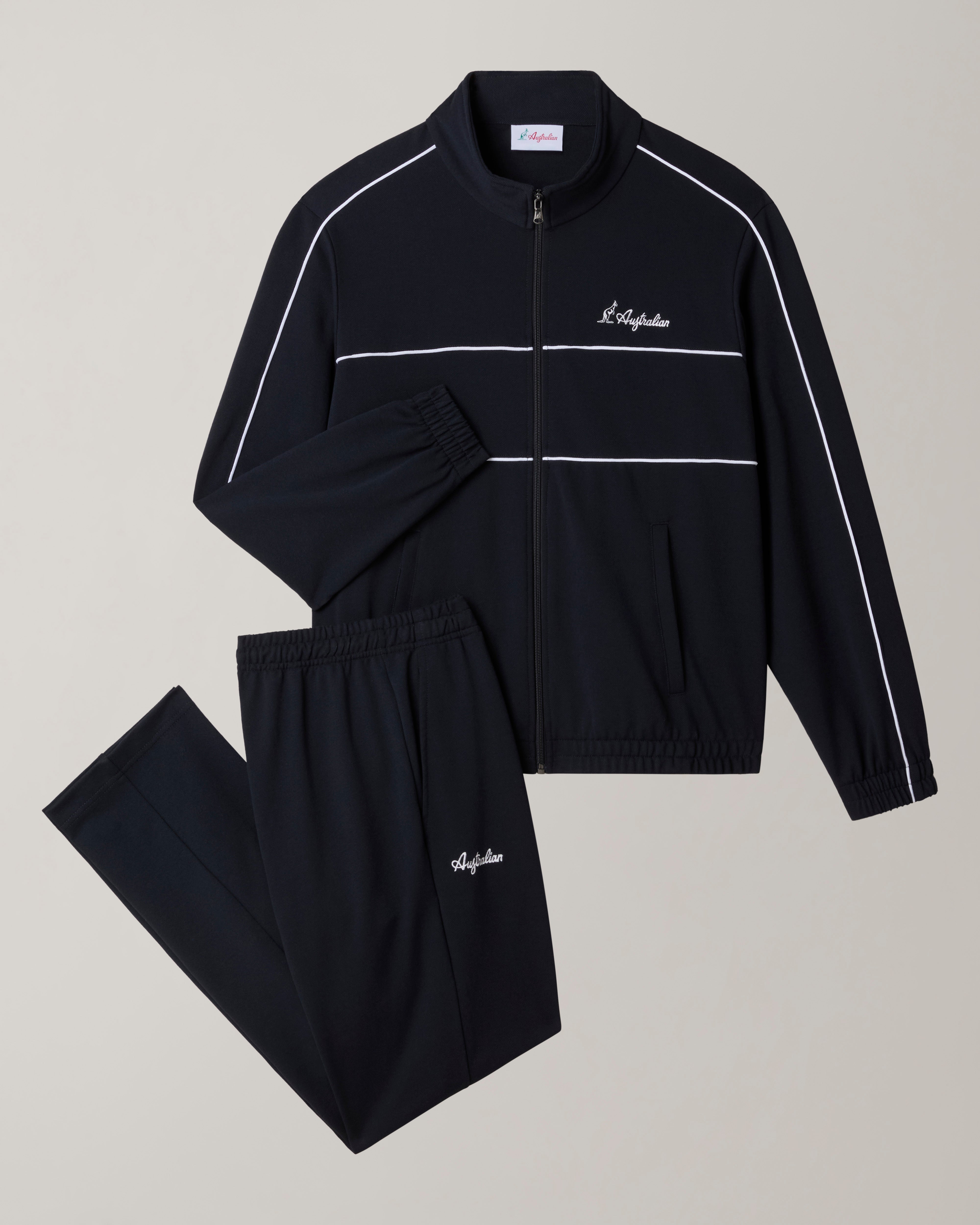 australian-mycon-piquet-tracksuit-tuta-blu-navy-made-in-italy image 8