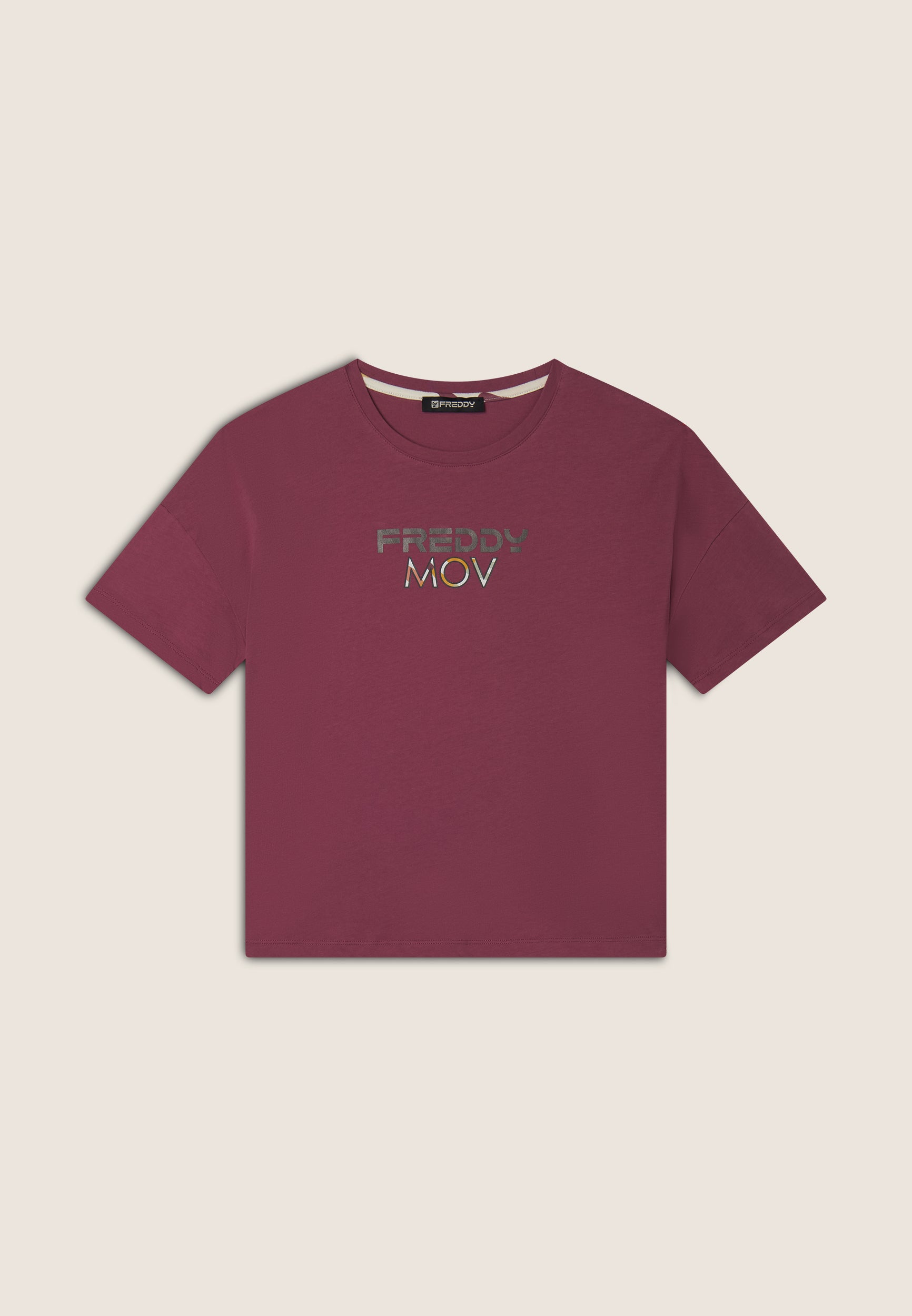 freddy-t-shirt-cropped-con-spacchi-laterali-e-stampa-freddy-mov image 5