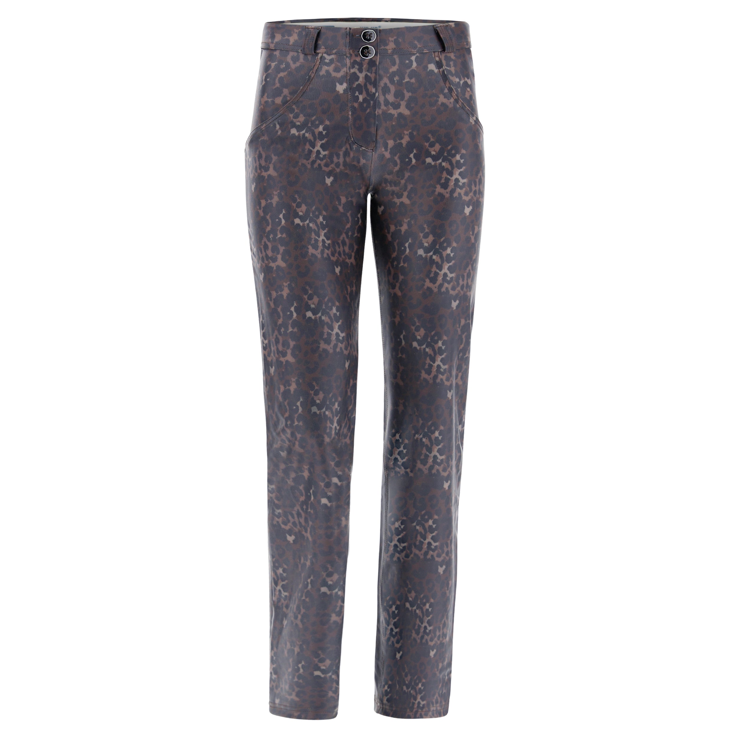 freddy-wr-up-pantaloni-push-up-wide-leg-similpelle-animalier-donna image 4