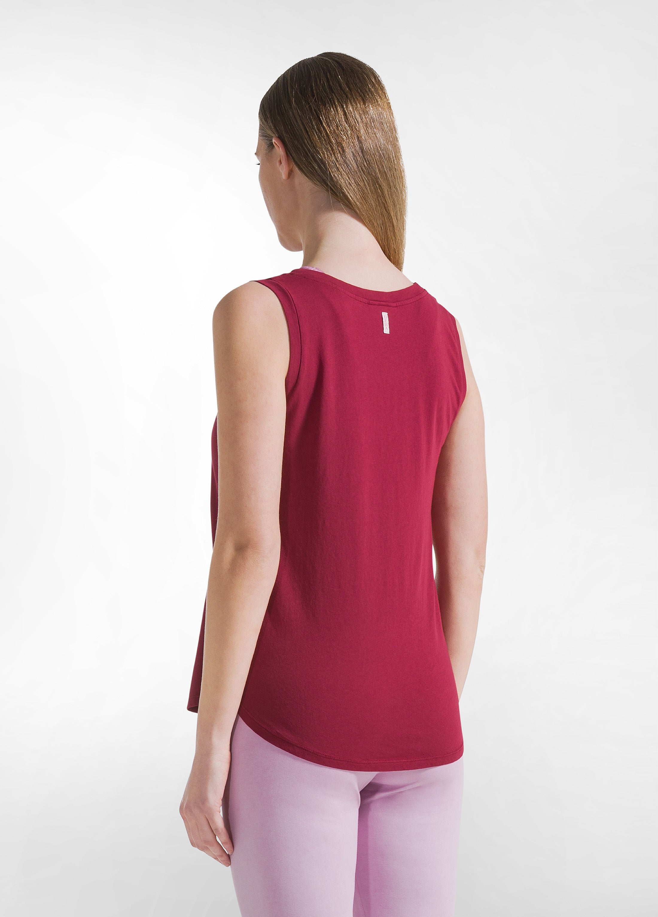 deha-top-con-stampa-grafica-d42402-in-jersey-organico-rosso image 2