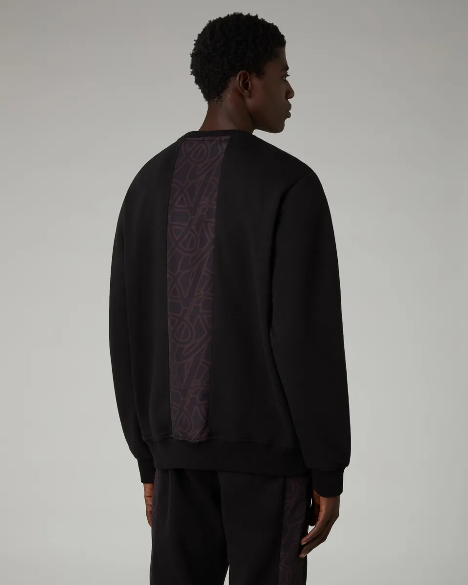australian-iconissima-crewneck-felpa-girocollo-invernale-nera image 1
