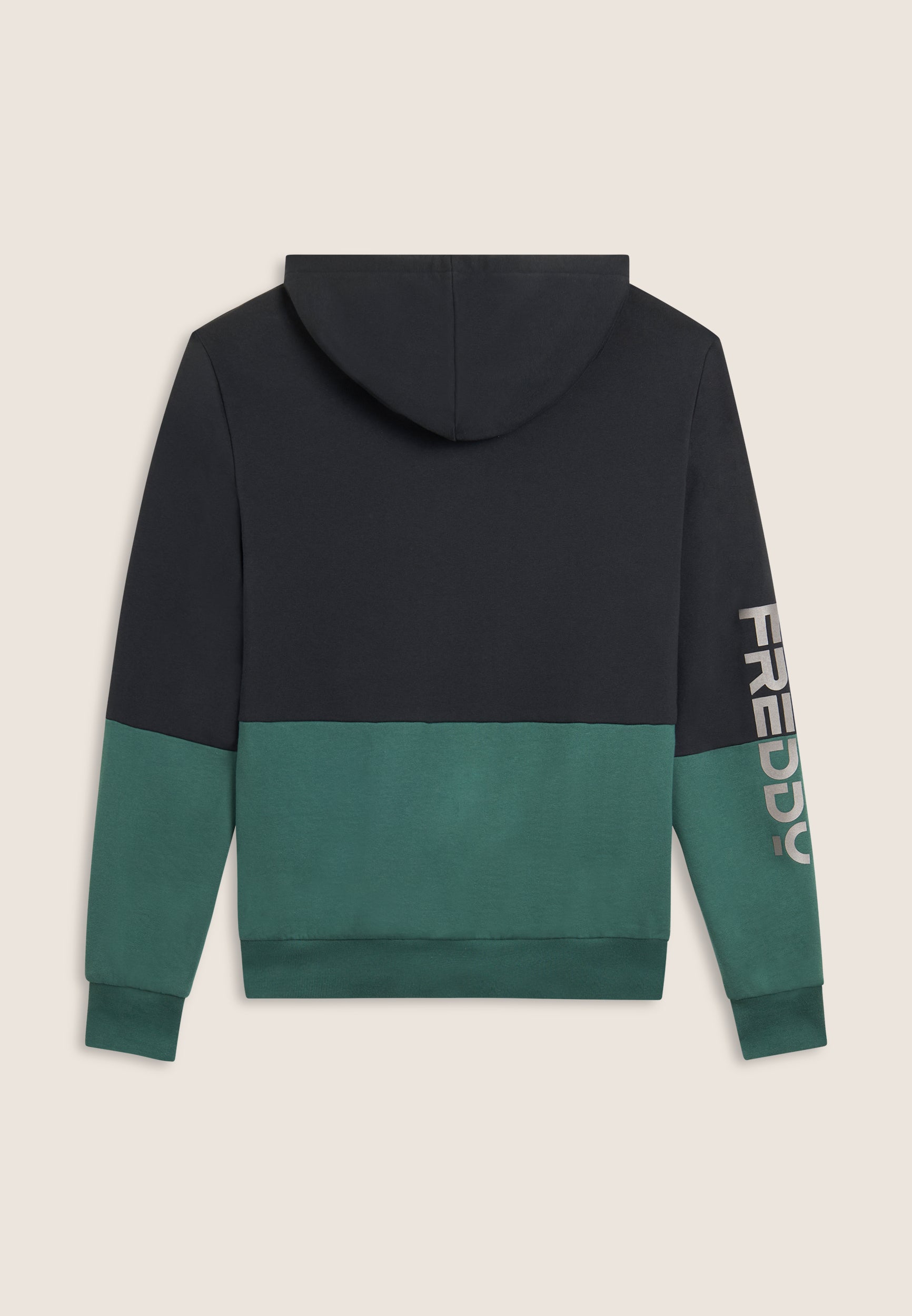 freddy-felpa-uomo-colour-block-cappuccio-jersey-cotone image 6