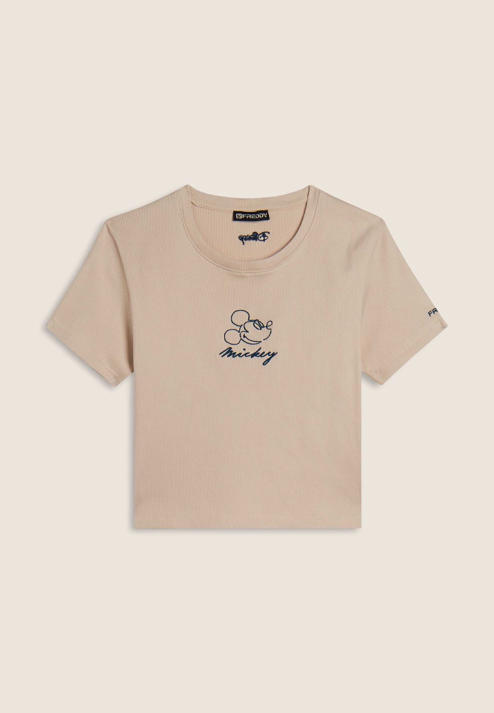 freddy-t-shirt-cropped-donna-in-costina-con-ricami-disney image 8