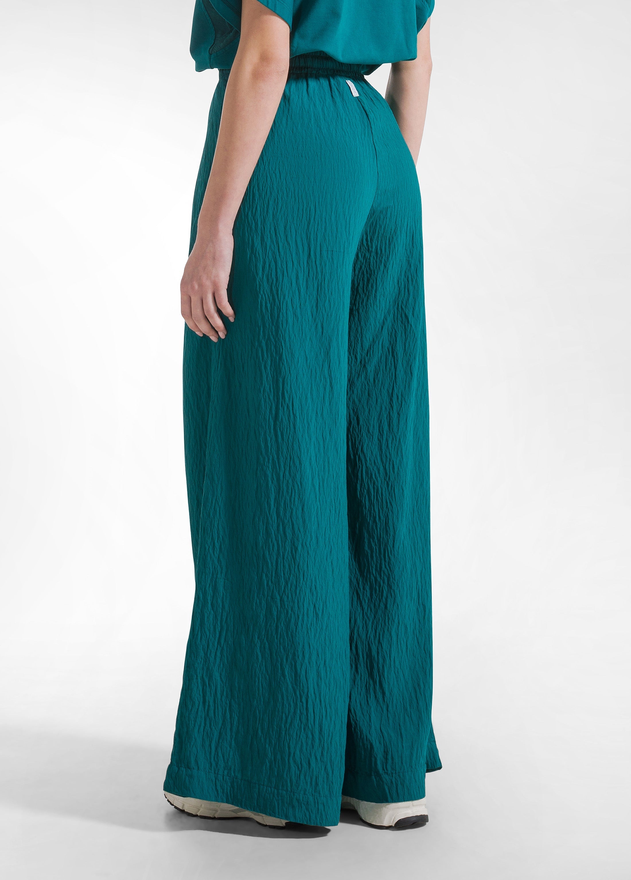 deha-completo-felpa-con-dettaglio-e-pantaloni-larghi-viscosa-verde image 6