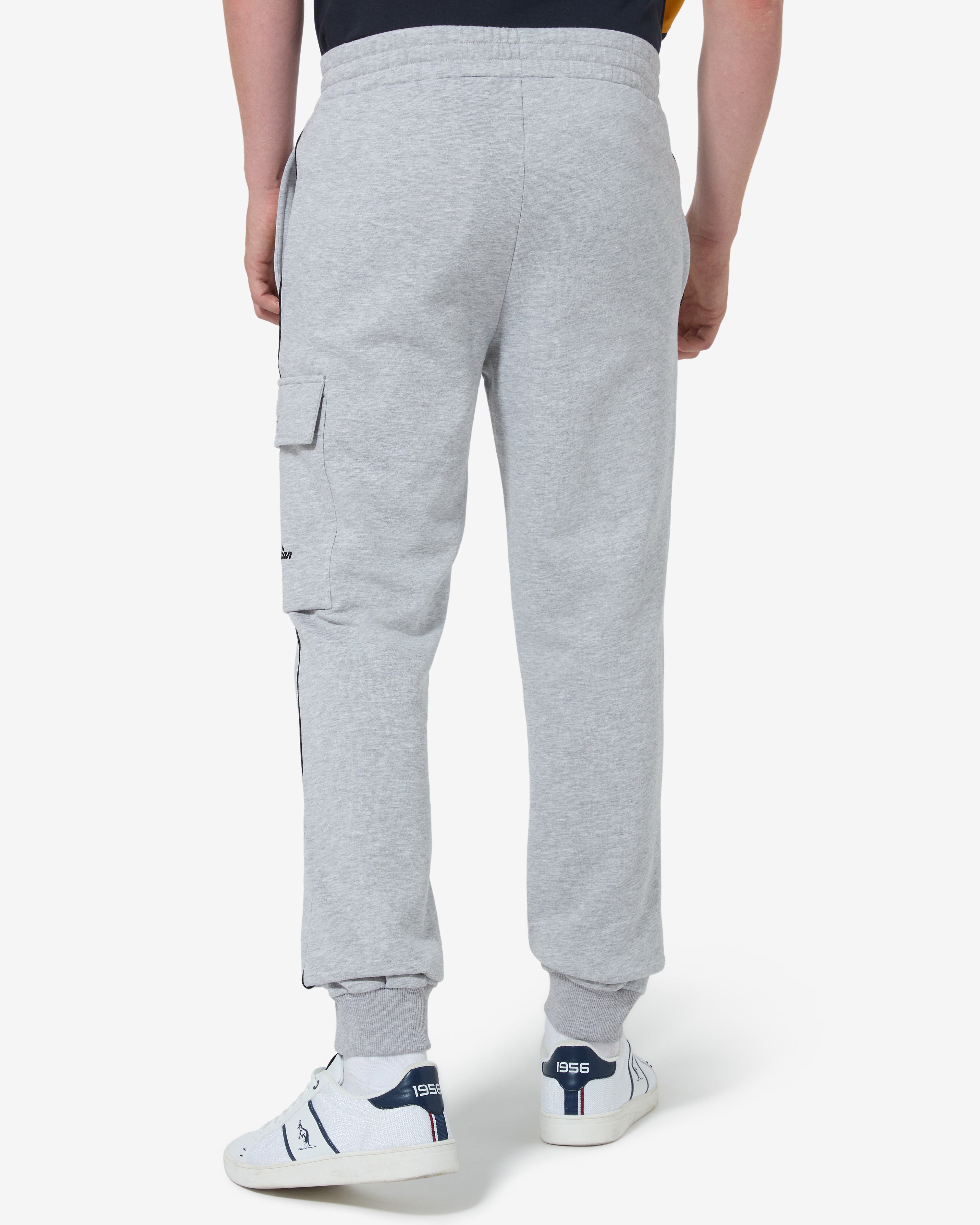 australian-pocket-track-pant-pantalone-felpa-invernale-grigio-melange image 3