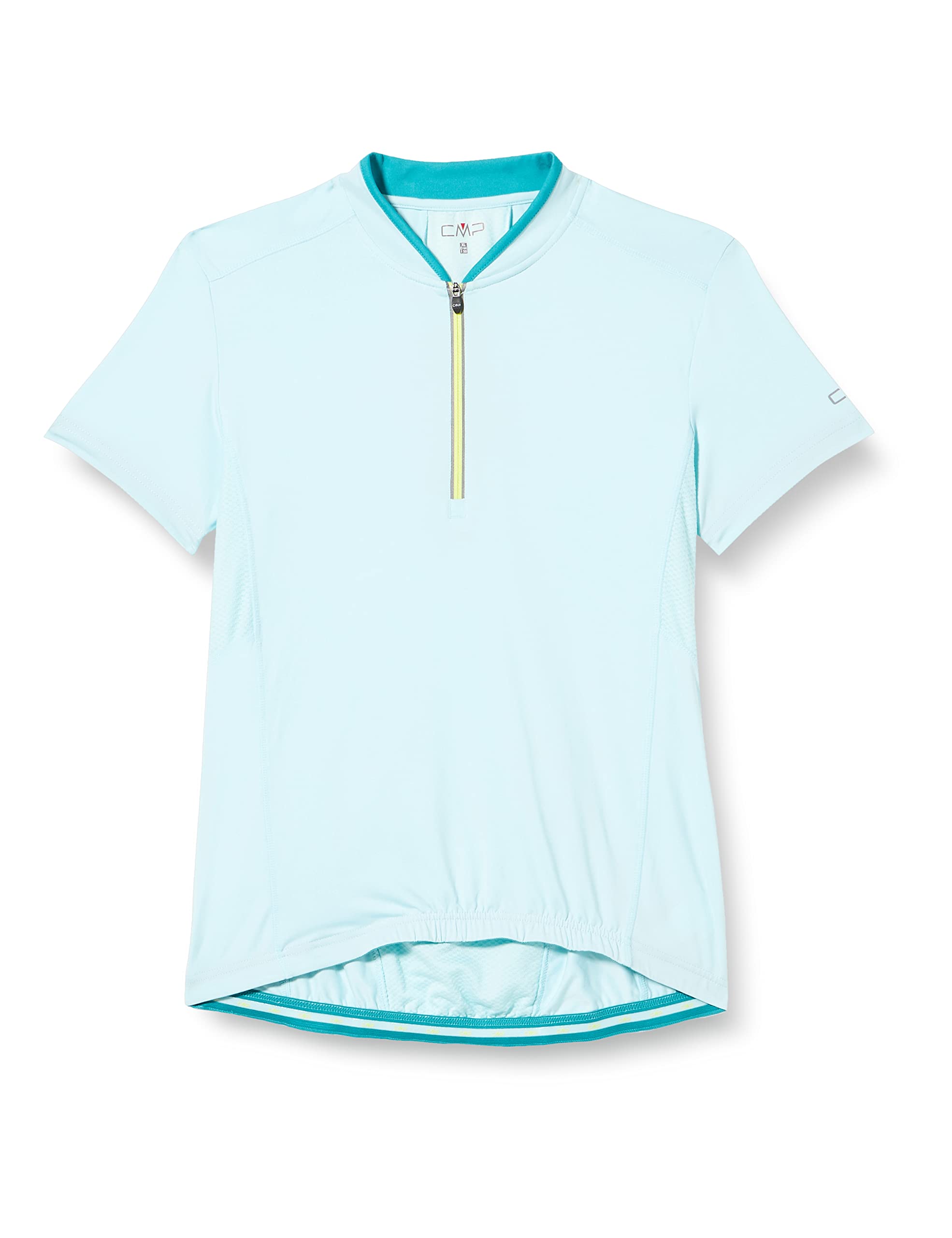 cmp-t-shirt-elasticizzata-da-bici-da-donna-con-mezza-zip image 6