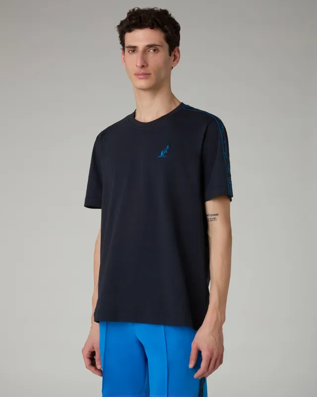 australian-blue-tape-t-shirt-blu-navy-cotone-regular-fit image 1