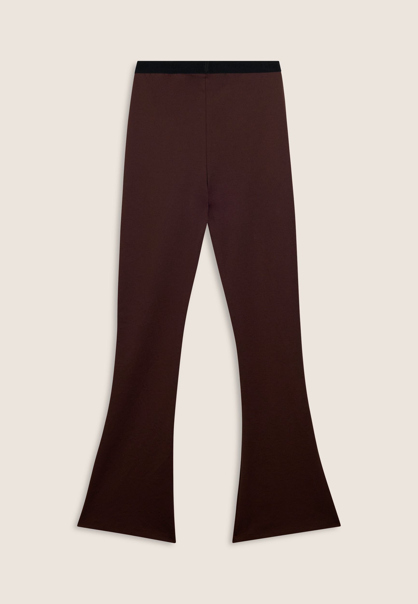 freddy-pantaloni-superflare-donna-vita-alta-in-felpa-garzata image 6