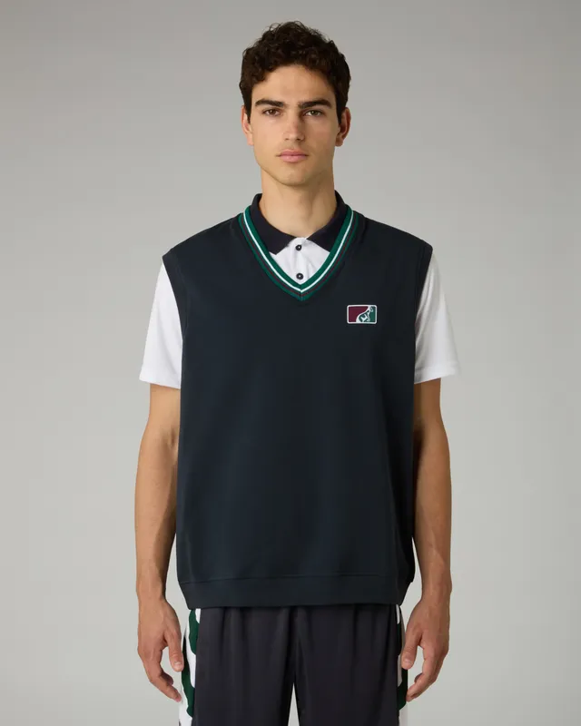 australian-classic-gilet-gilet-in-felpa-garzata-scollo-a-v image 1