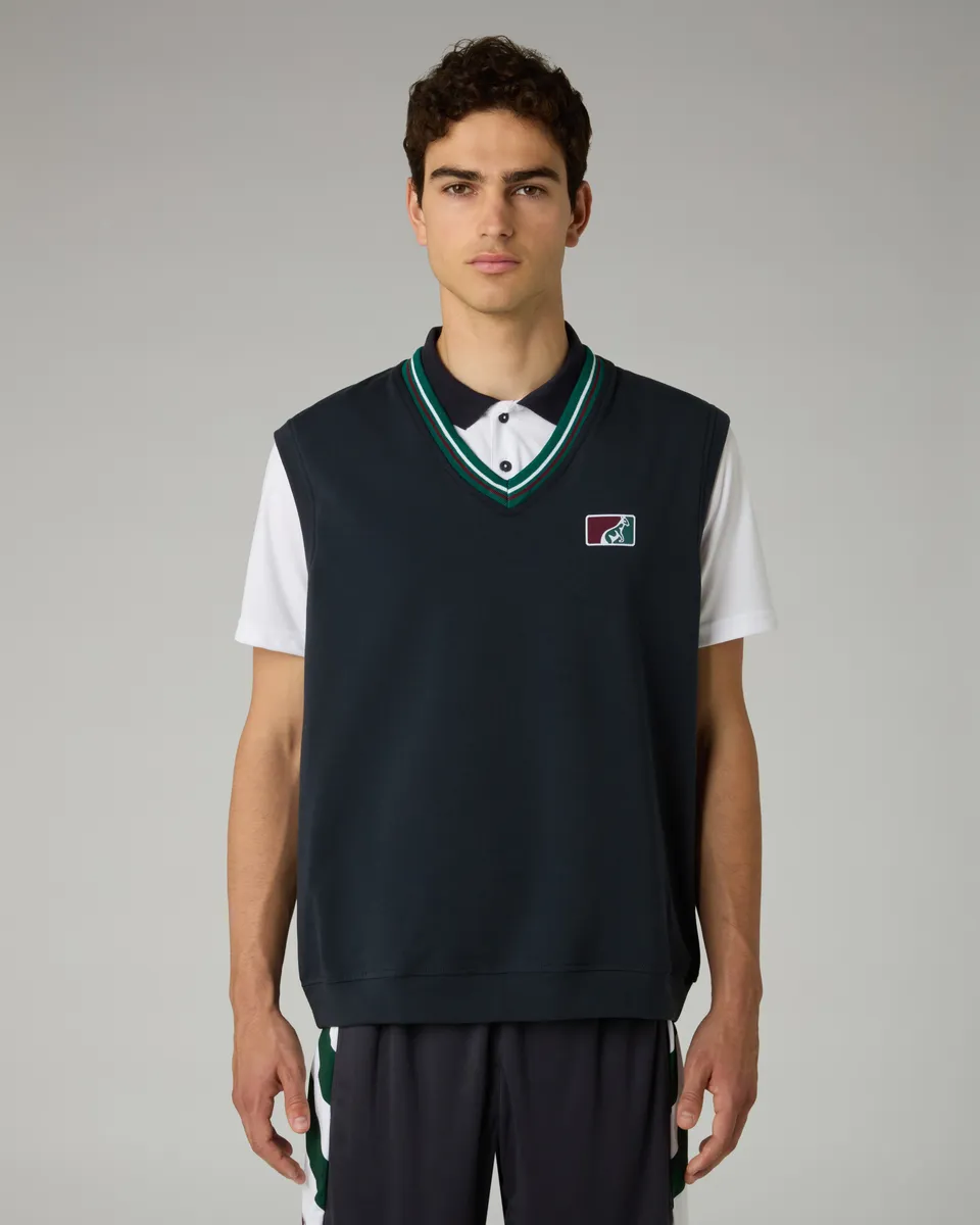 australian-classic-gilet-gilet-in-felpa-garzata-scollo-a-v image 1
