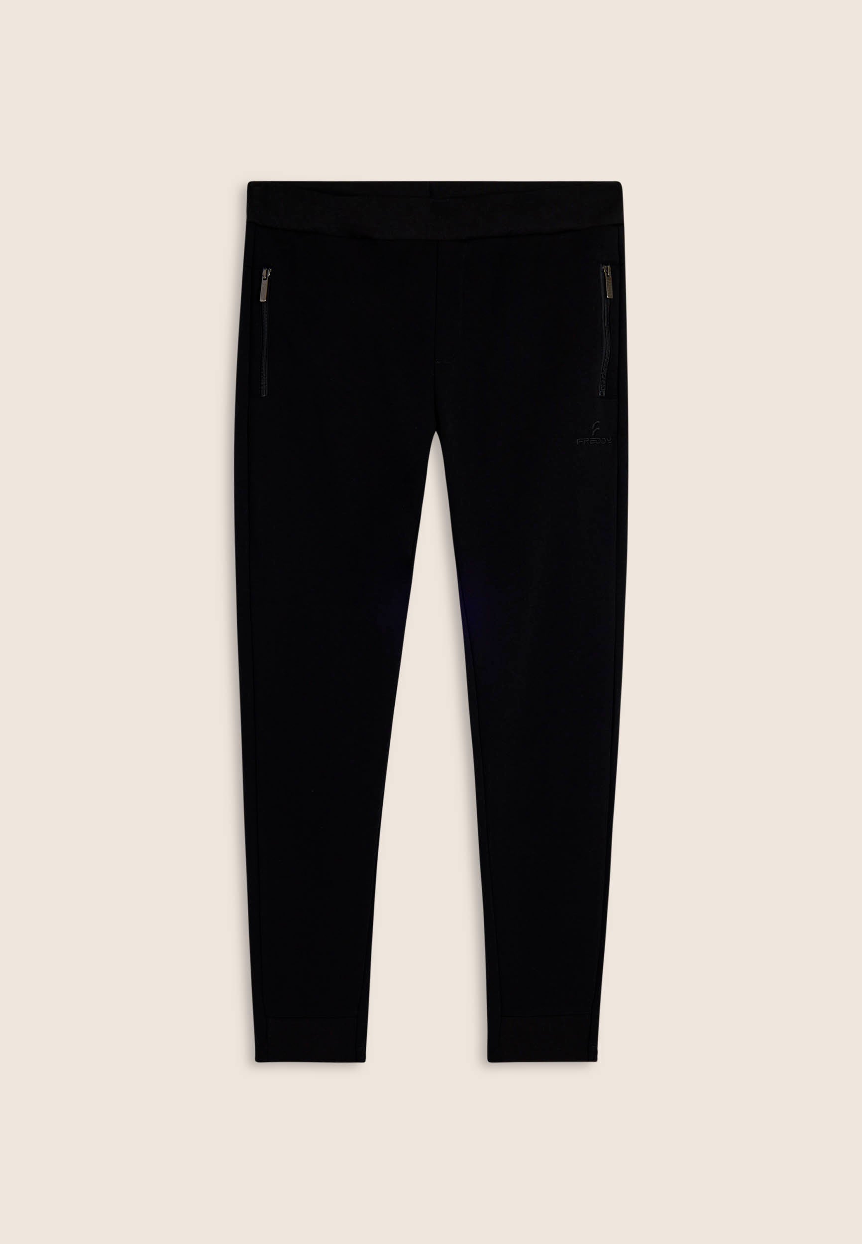 freddy-pantaloni-sportivi-con-tasche-zippate-100-cotone image 1