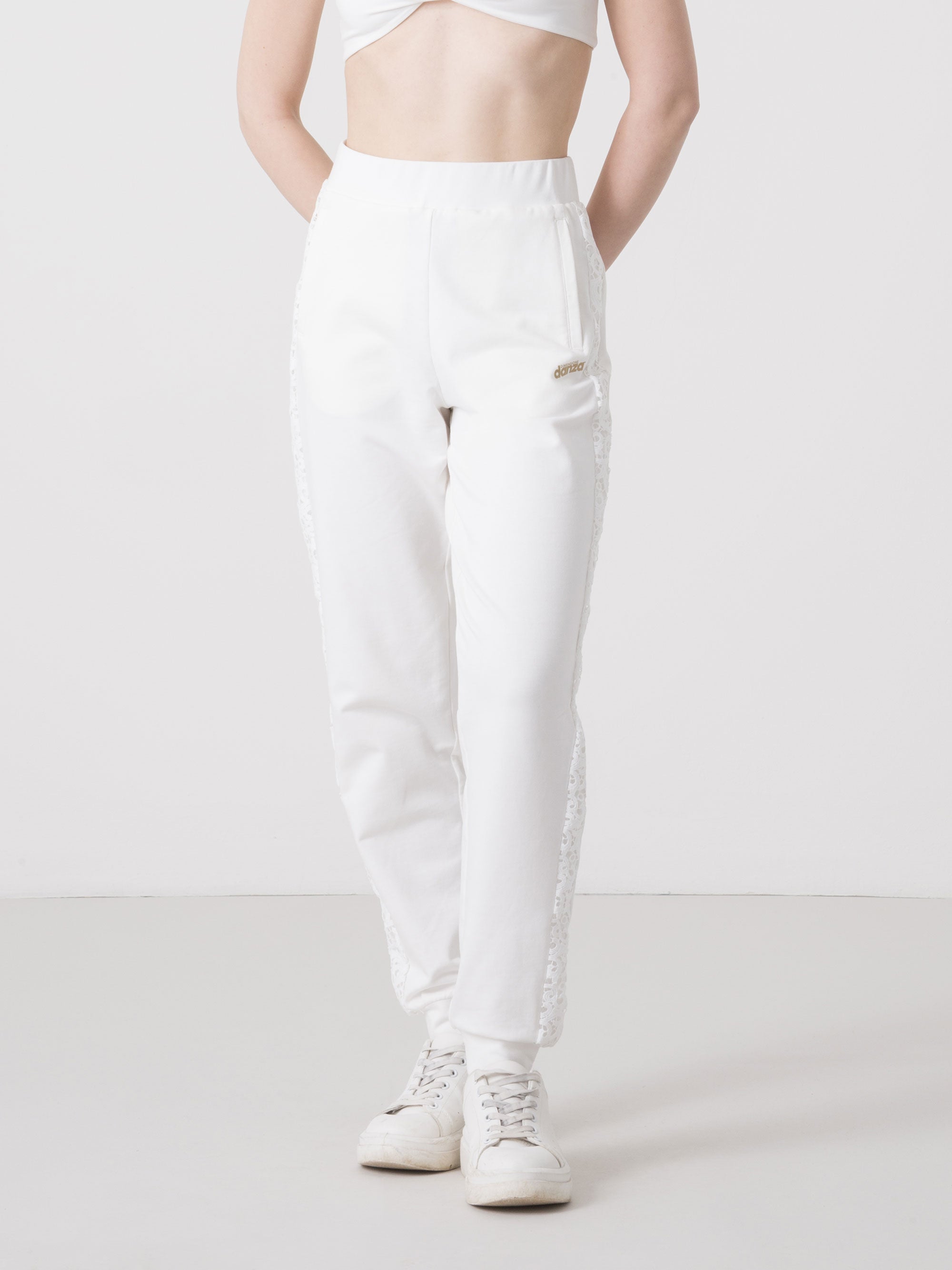 dimensione-danza-pantalone-felpa-stretch-con-inserti-macram-jogger-donna image 8