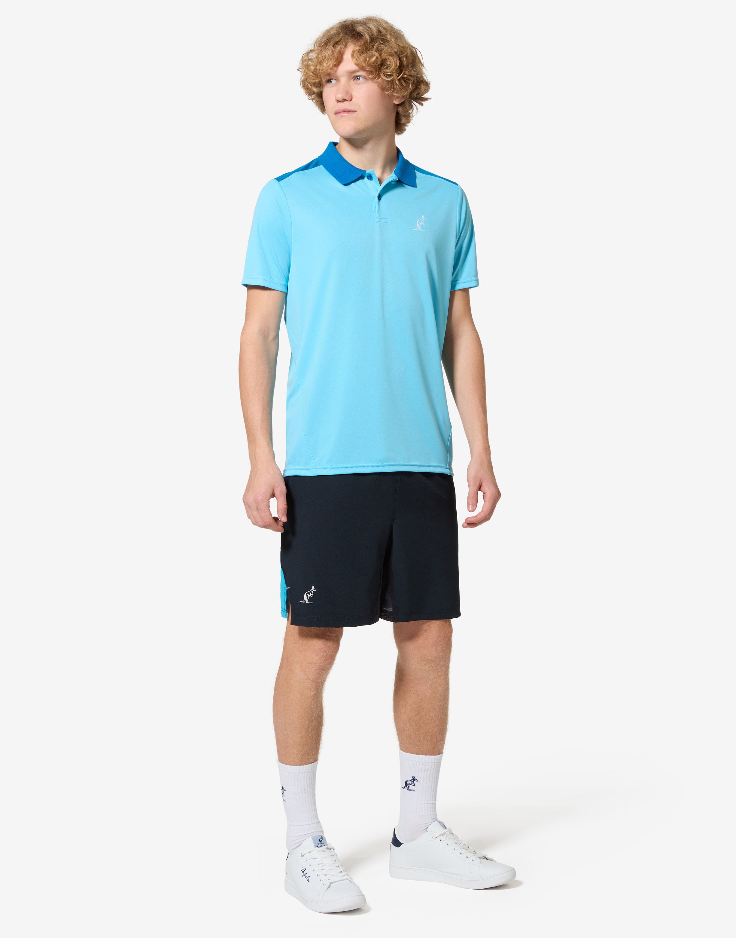 australian-color-block-short-tennis-blu-navy-teush0037 image 2
