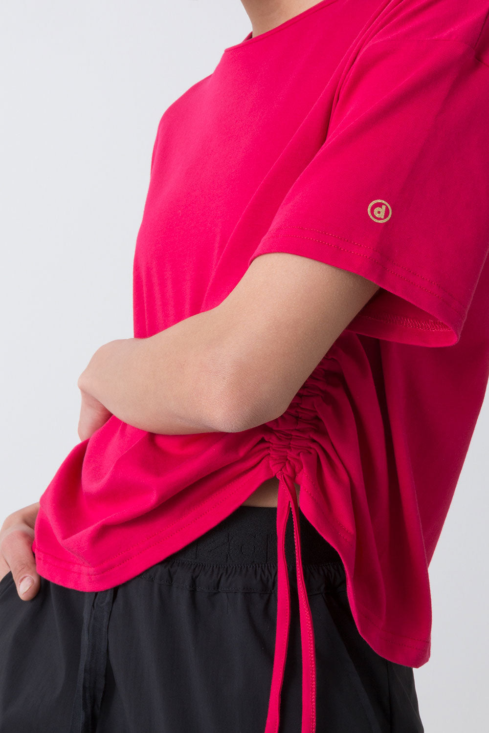 dimensione-danza-city-t-shirt-in-jersey-cotone-con-coulisse-laterale image 4