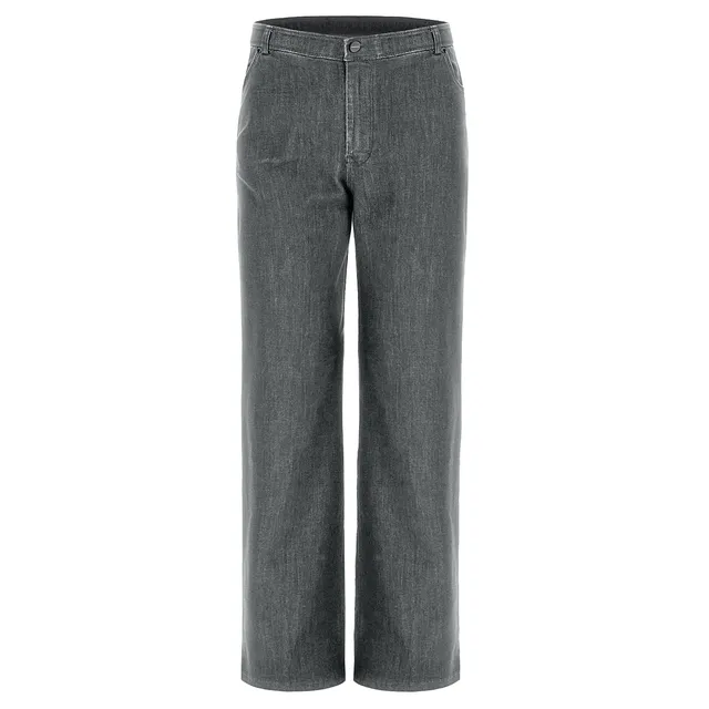 freddy-black-jeans-vita-regular-gamba-ampia-wide-leg-con-cucitura-centro-gamba image 1