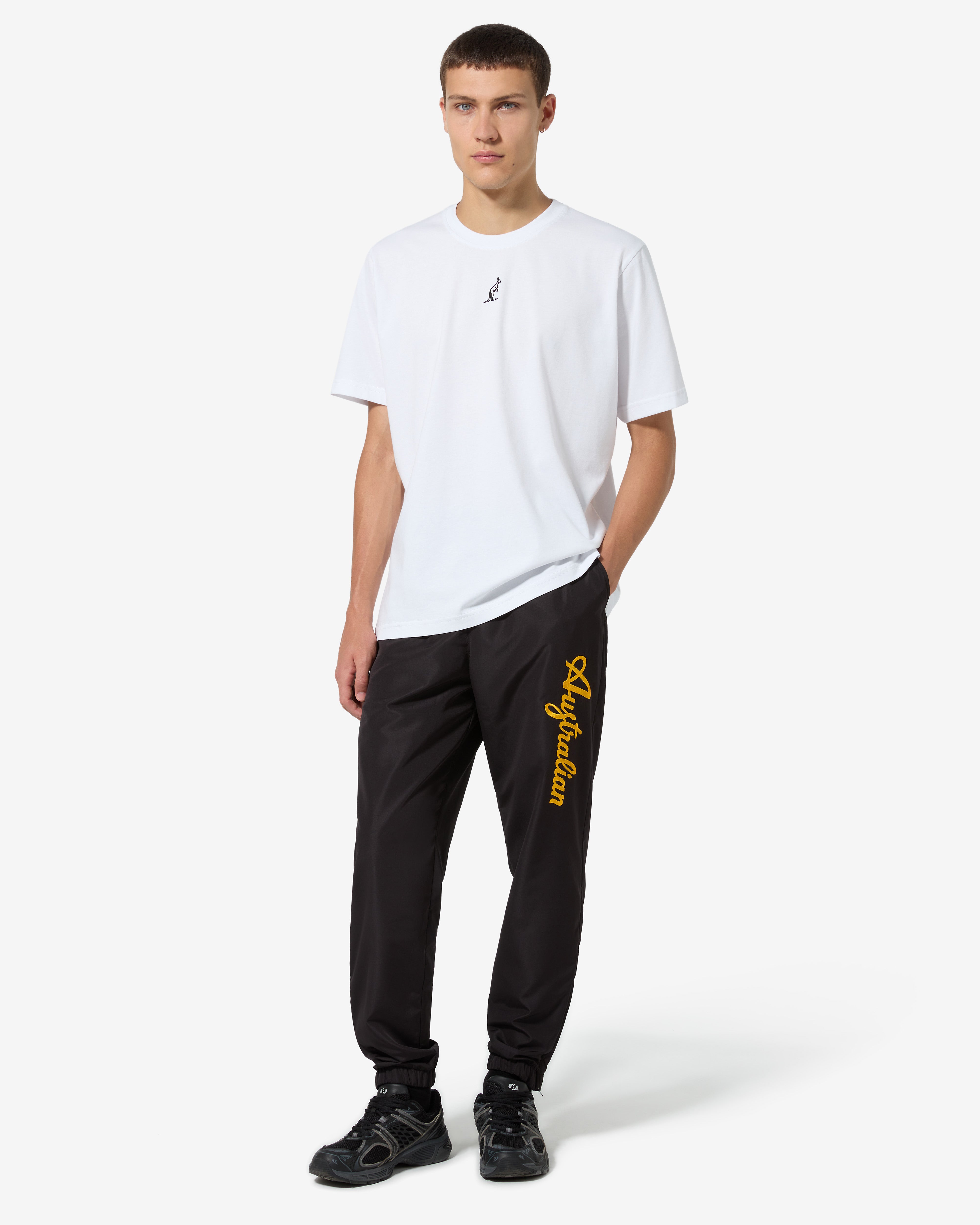 australian-logo-smash-track-pant-pantalone-foderato-con-zip-made-in-italy image 2