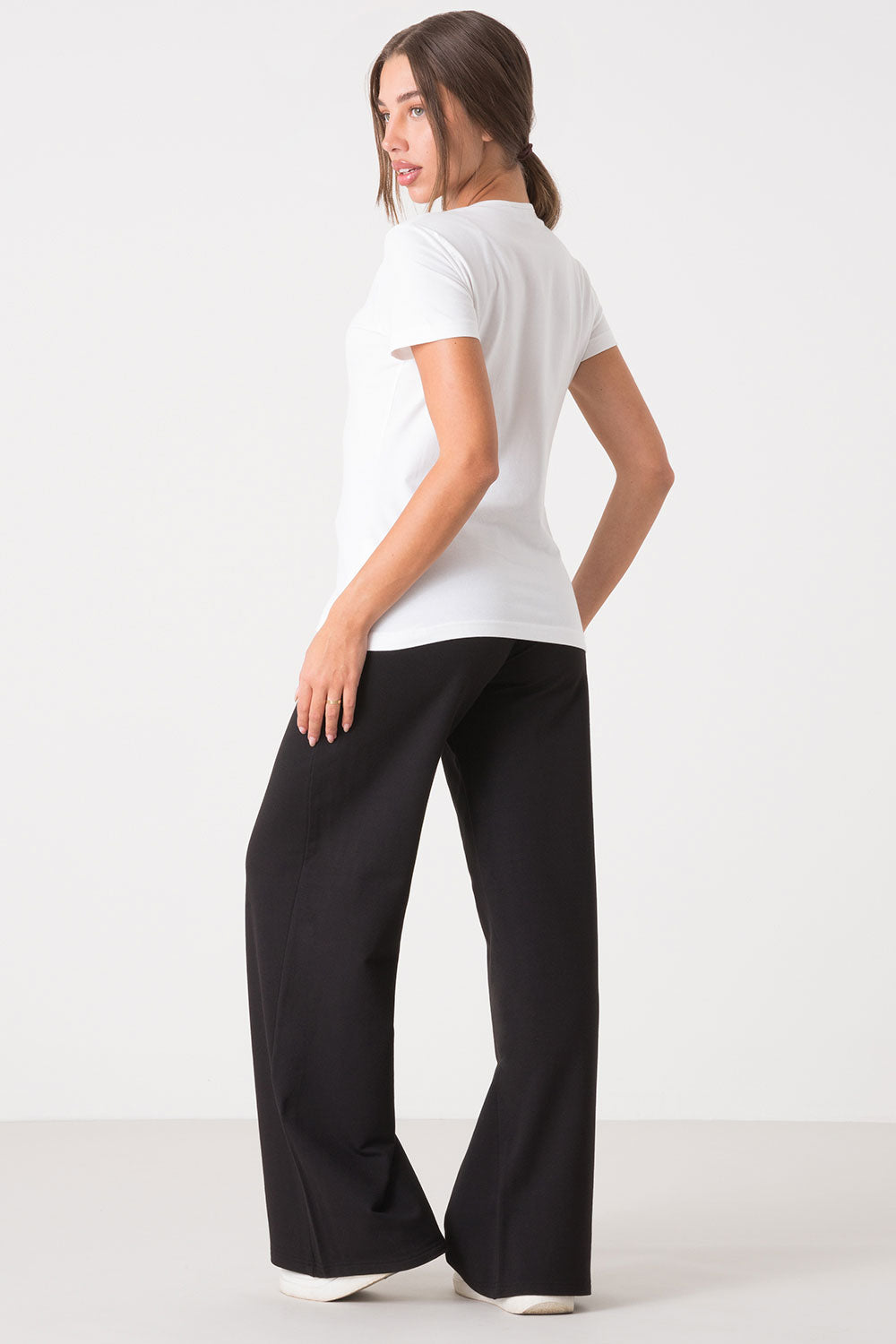 dimensione-danza-t-shirt-slim-scollo-rotondo-donna-in-cotone image 3