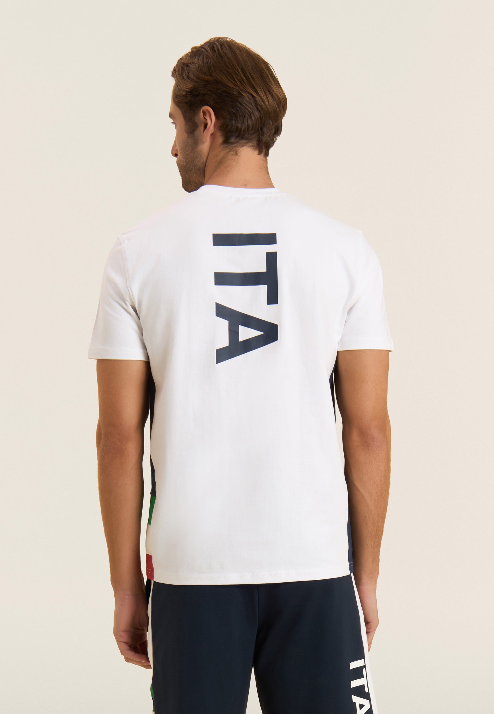 freddy-t-shirt-uomo-italia-fgi-bianca-con-inserti-blu image 3