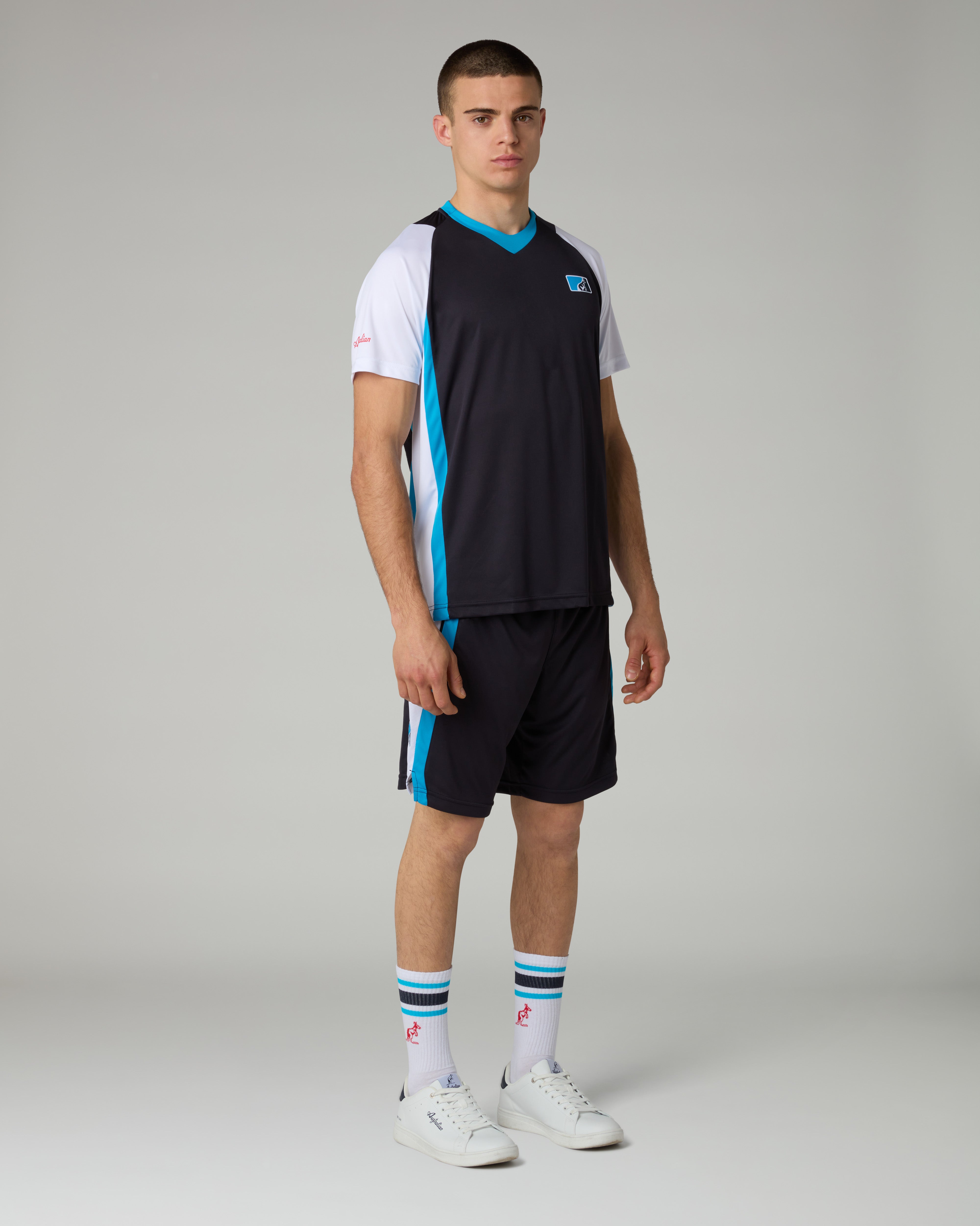 australian-league-t-shirt-tennis-blu-navy image 2