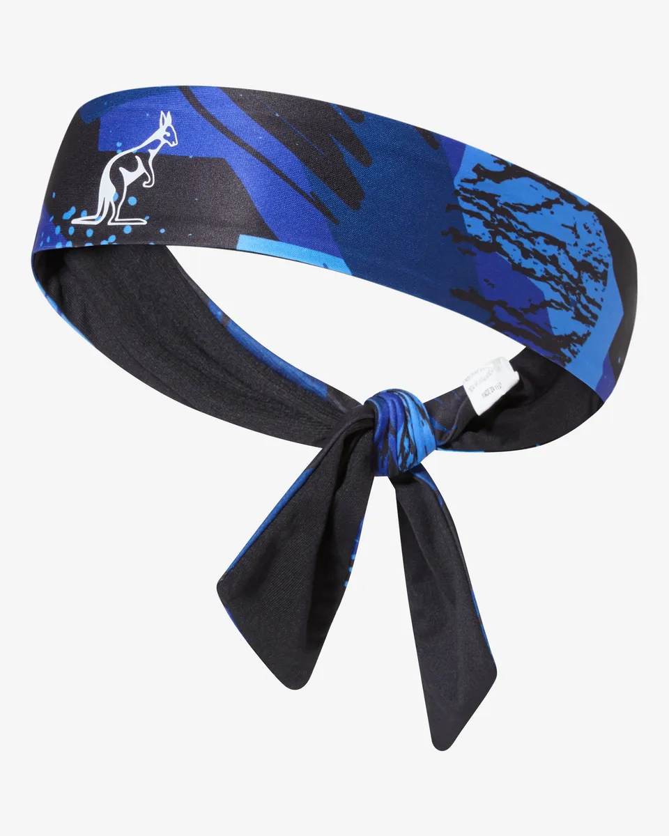 australian-scribble-sweatband-fascia-tennis-traspirante-blu-navy image 1