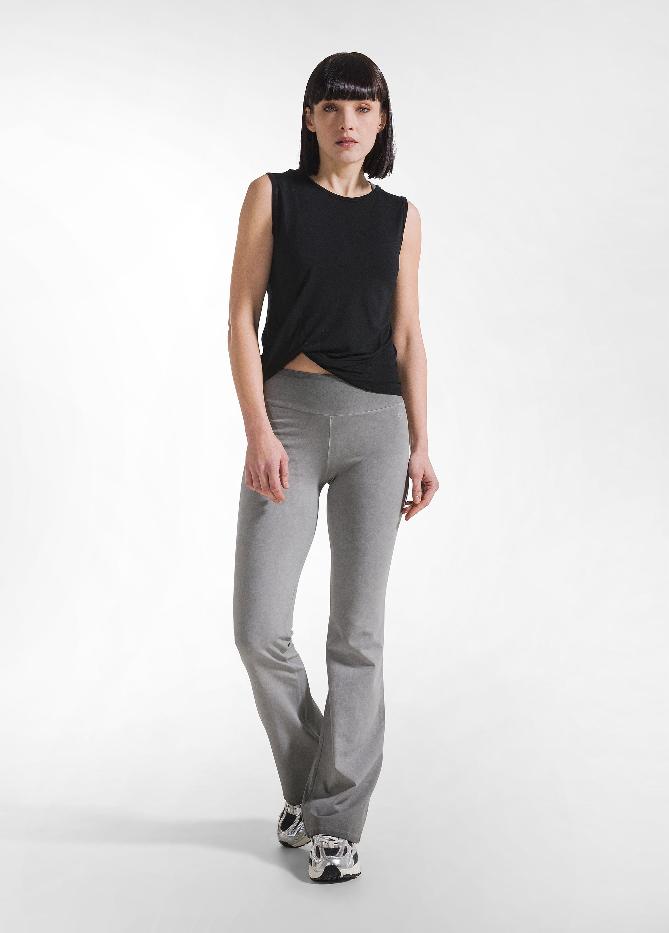 deha-pantaloni-jazz-effetto-sfumato-nero image 1
