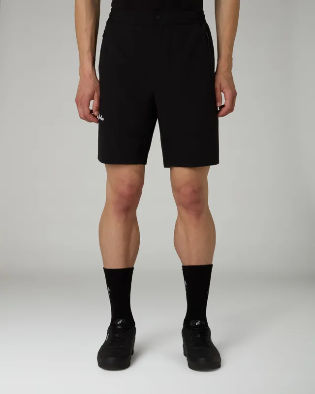 australian-city-slam-short-nero-short-bi-elastico-slam-con-zip image 1