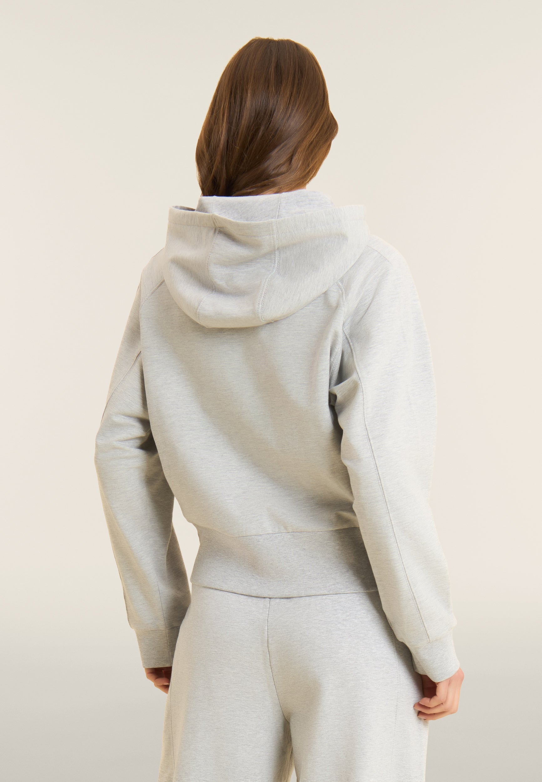 freddy-felpa-boxy-cropped-m-lange-donna-con-zip-e-cappuccio image 3