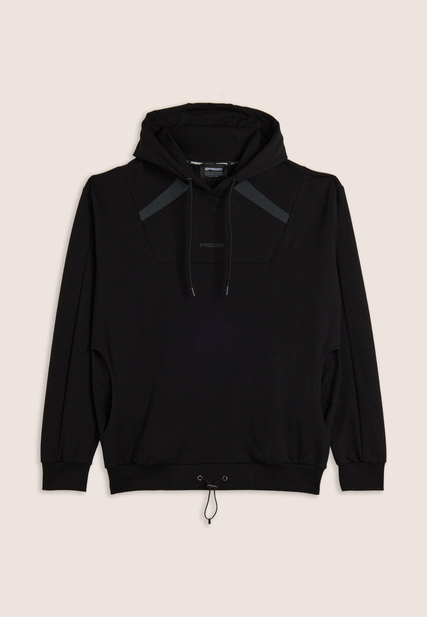 freddy-felpa-con-cappuccio-e-tasche-a-marsupio-in-french-terry image 1