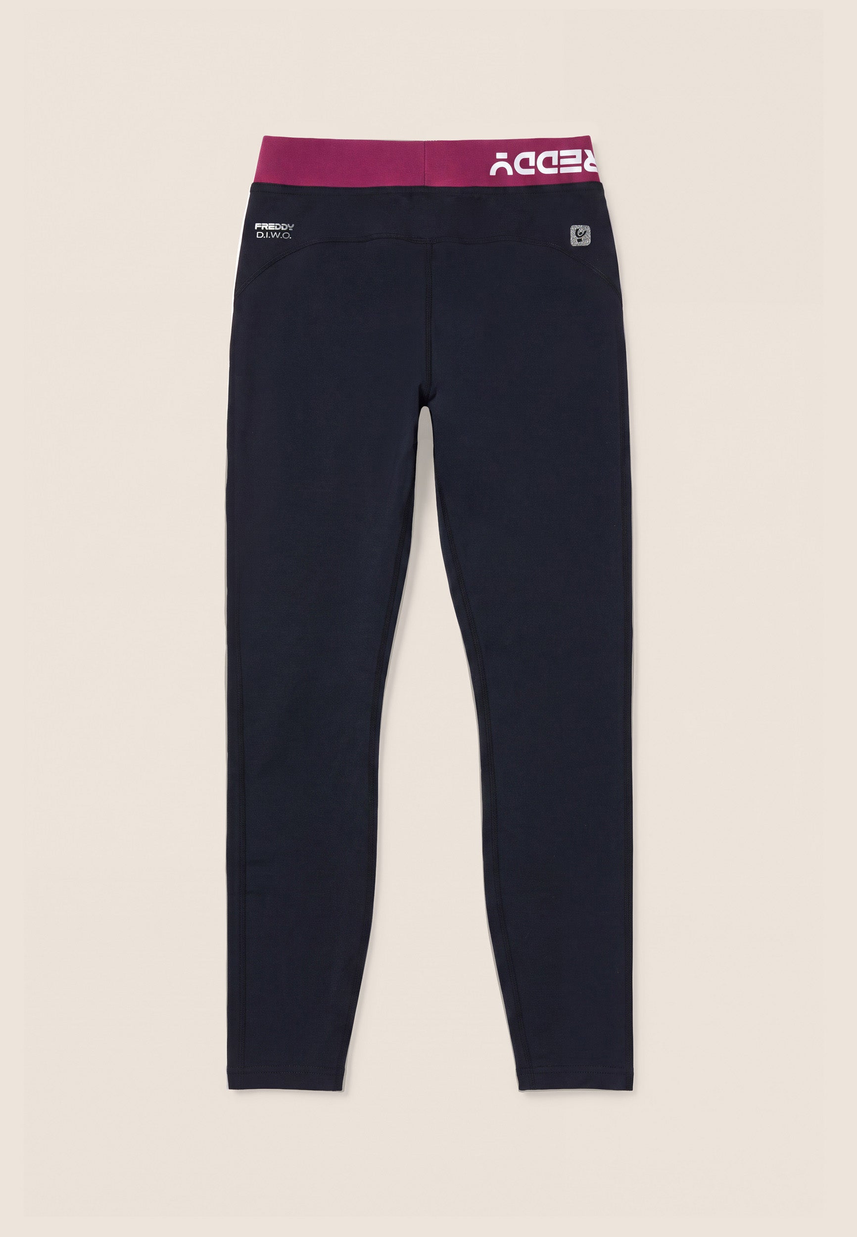 freddy-wr-up-leggings-7-8-vita-alta-con-elastico-jacquard-a-v image 5