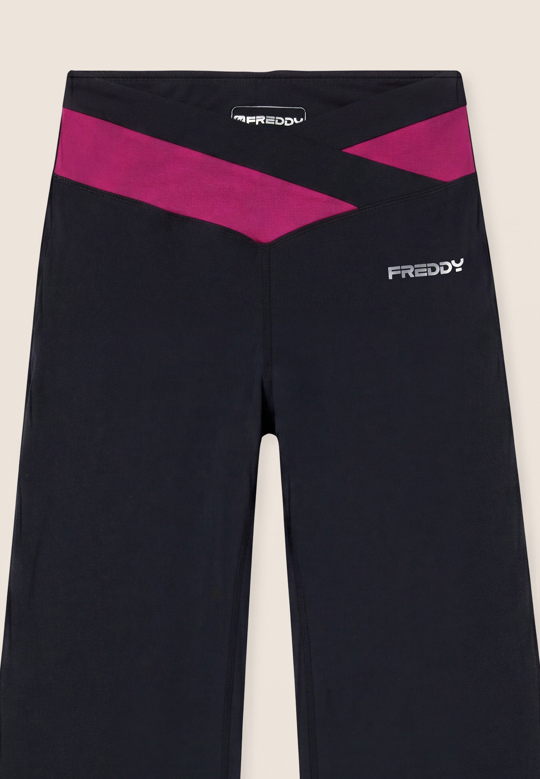freddy-leggings-flare-mano-pesca-vita-alta-a-incrocio image 6