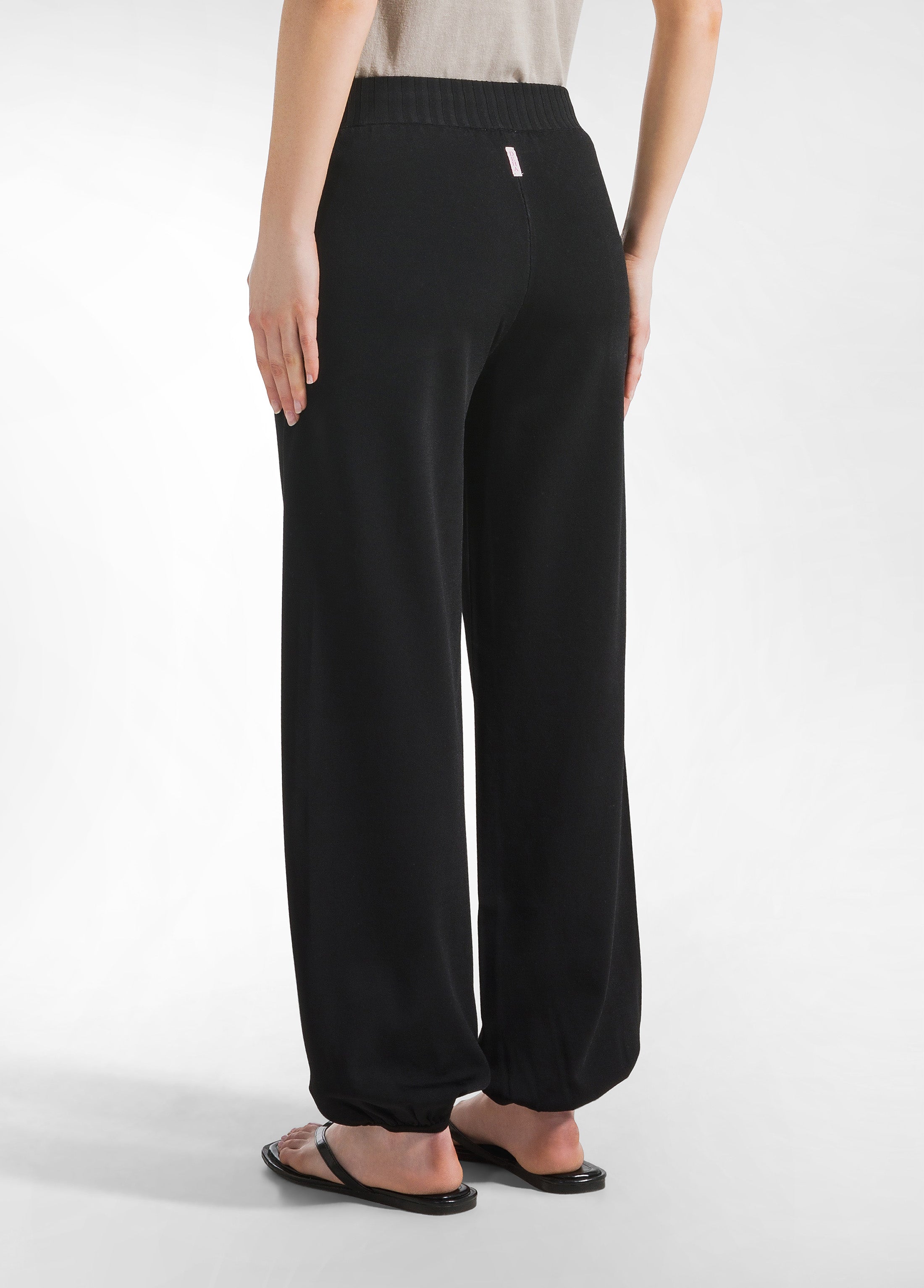 deha-pantalone-jogger-a-maglia-di-rayon-nero image 5