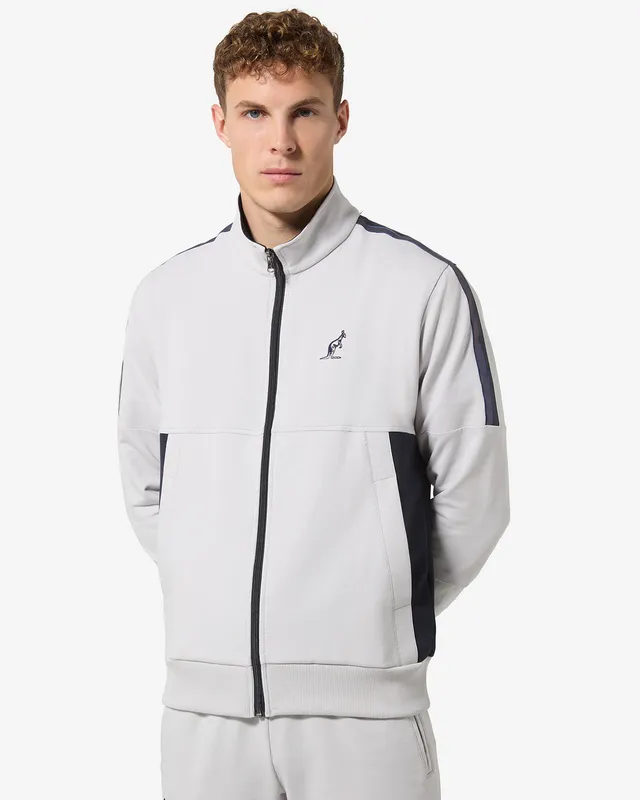 australian-tape-stripe-track-jacket-giacca-felpa-uomo-cenere image 1