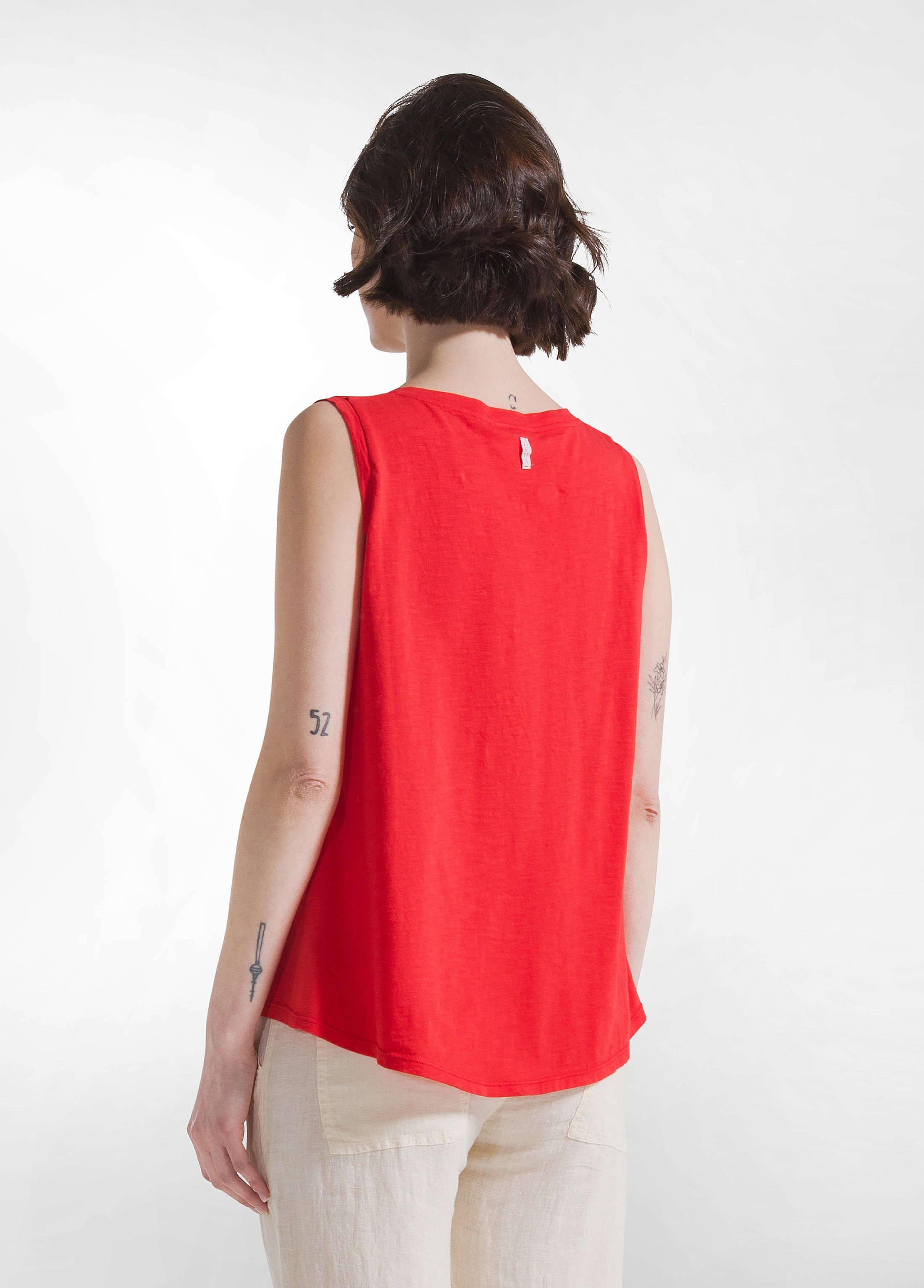 deha-top-fluido-in-jersey-fiammato-rosso-d42510 image 2