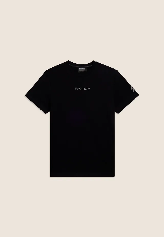 freddy-t-shirt-uomo-in-cotone-con-logo-minimal image 1