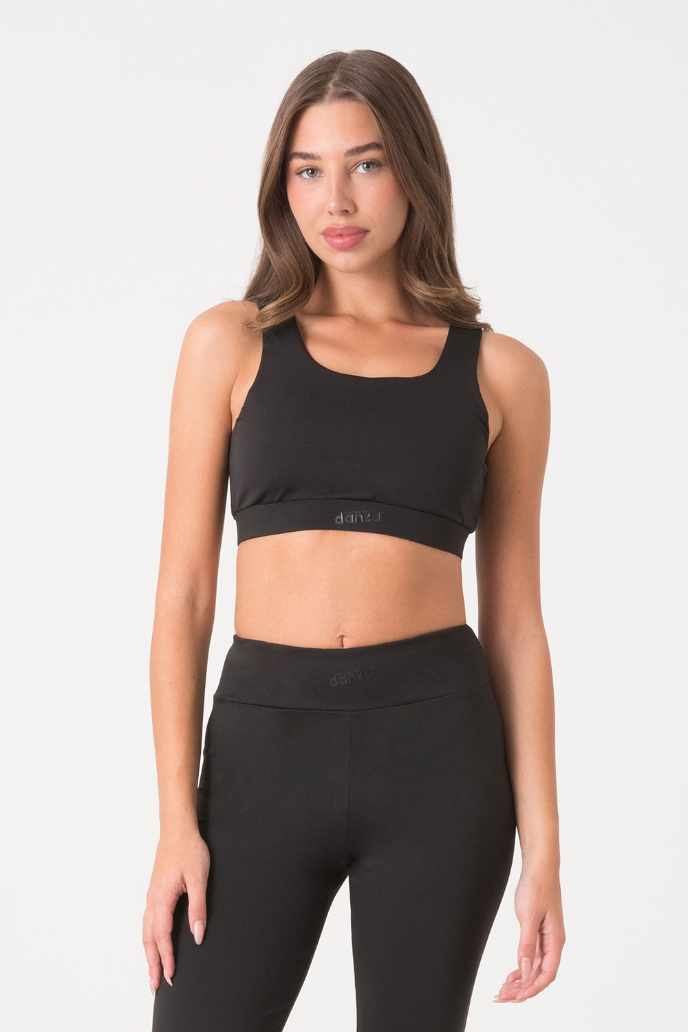 dimensione-danza-bra-stretch-effetto-metal-donna image 1